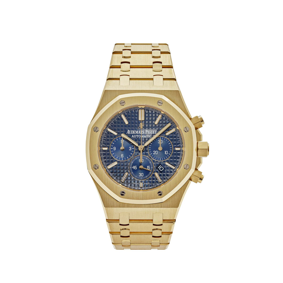 Audemars Piguet Royal Oak 26320BA.OO.1220BA.02 Chronograph Yellow Gold Blue Dial (2016)