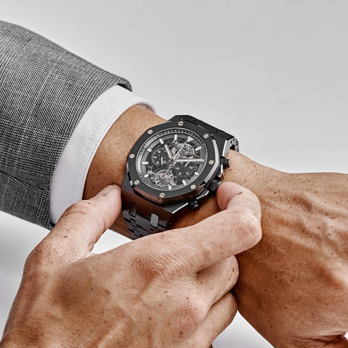 Audemars Piguet Royal Oak 26343CE.OO.1247CE.01 Tourbillon Chronograph Black Ceramic Limited Edition of 100 (2018)