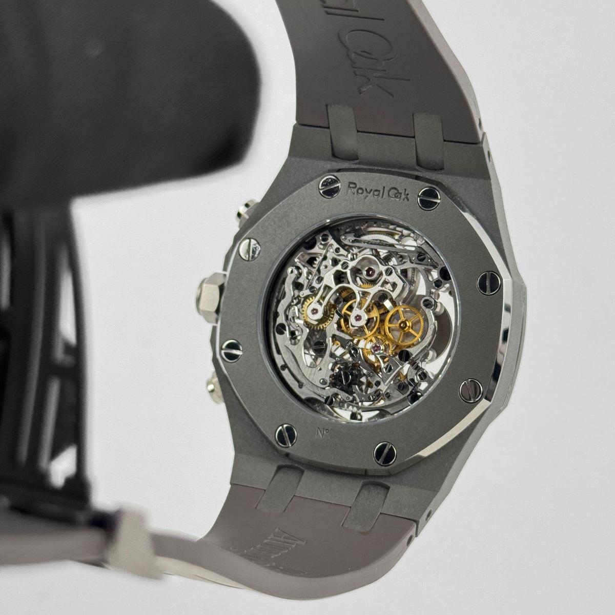 Audemars Piguet Royal Oak 26347TI.OO.D004CR.01 Tourbillon Chronograph Titanium Openworked Dial Boutique Only Edition
