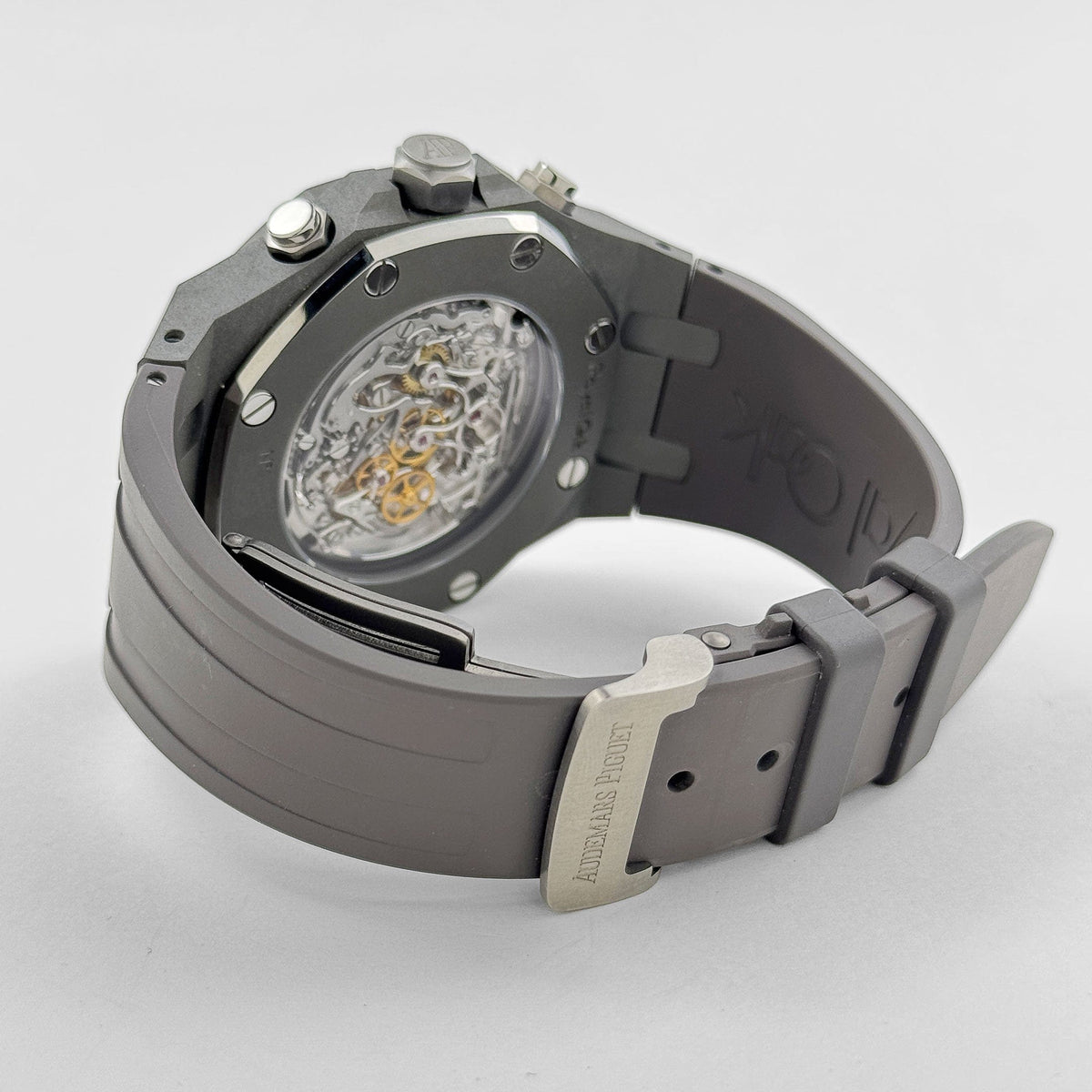 Audemars Piguet Royal Oak 26347TI.OO.D004CR.01 Tourbillon Chronograph Titanium Openworked Dial Boutique Only Edition
