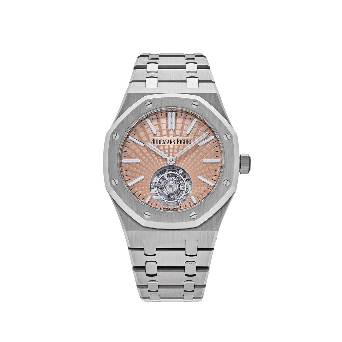 Audemars Piguet Royal Oak 26531TI.OO.1220TI.01 Selfwinding Flying Tourbillon Titanium Salmon Dial Limited Edition of 30 (2024)