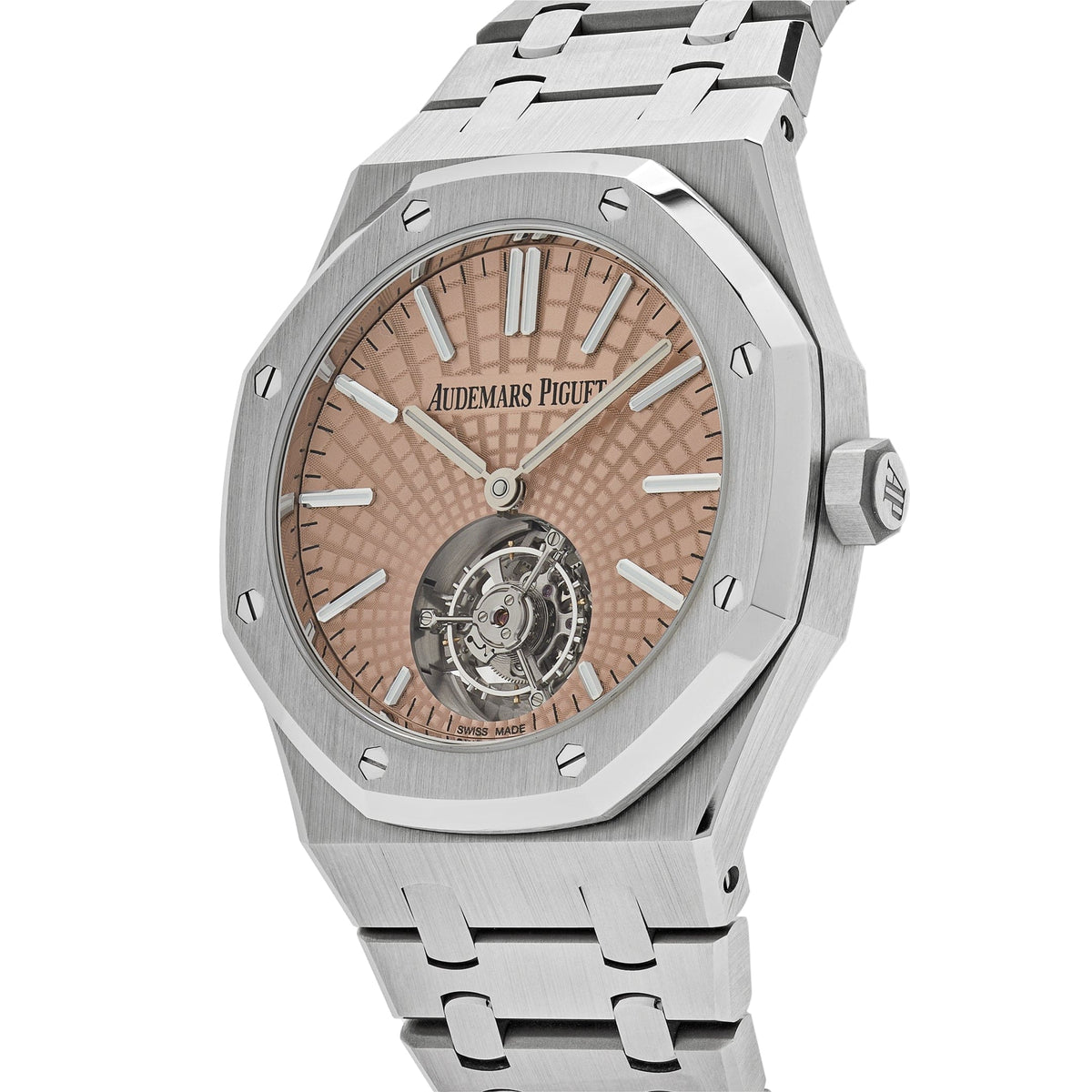 Audemars Piguet Royal Oak 26531TI.OO.1220TI.01 Selfwinding Flying Tourbillon Titanium Salmon Dial Limited Edition of 30 (2024)