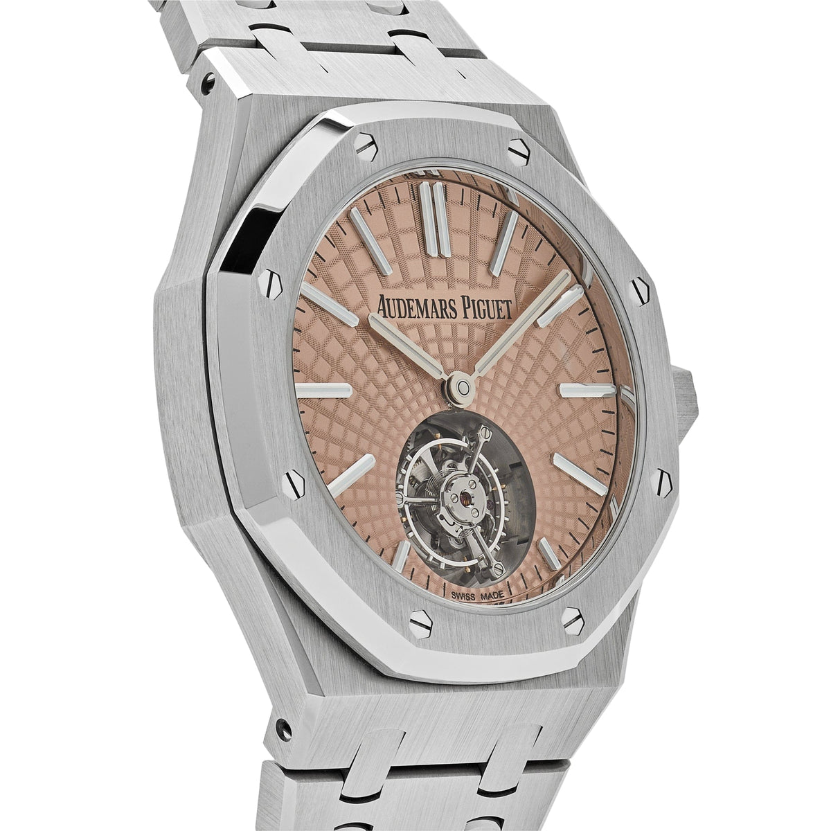 Audemars Piguet Royal Oak 26531TI.OO.1220TI.01 Selfwinding Flying Tourbillon Titanium Salmon Dial Limited Edition of 30 (2024)