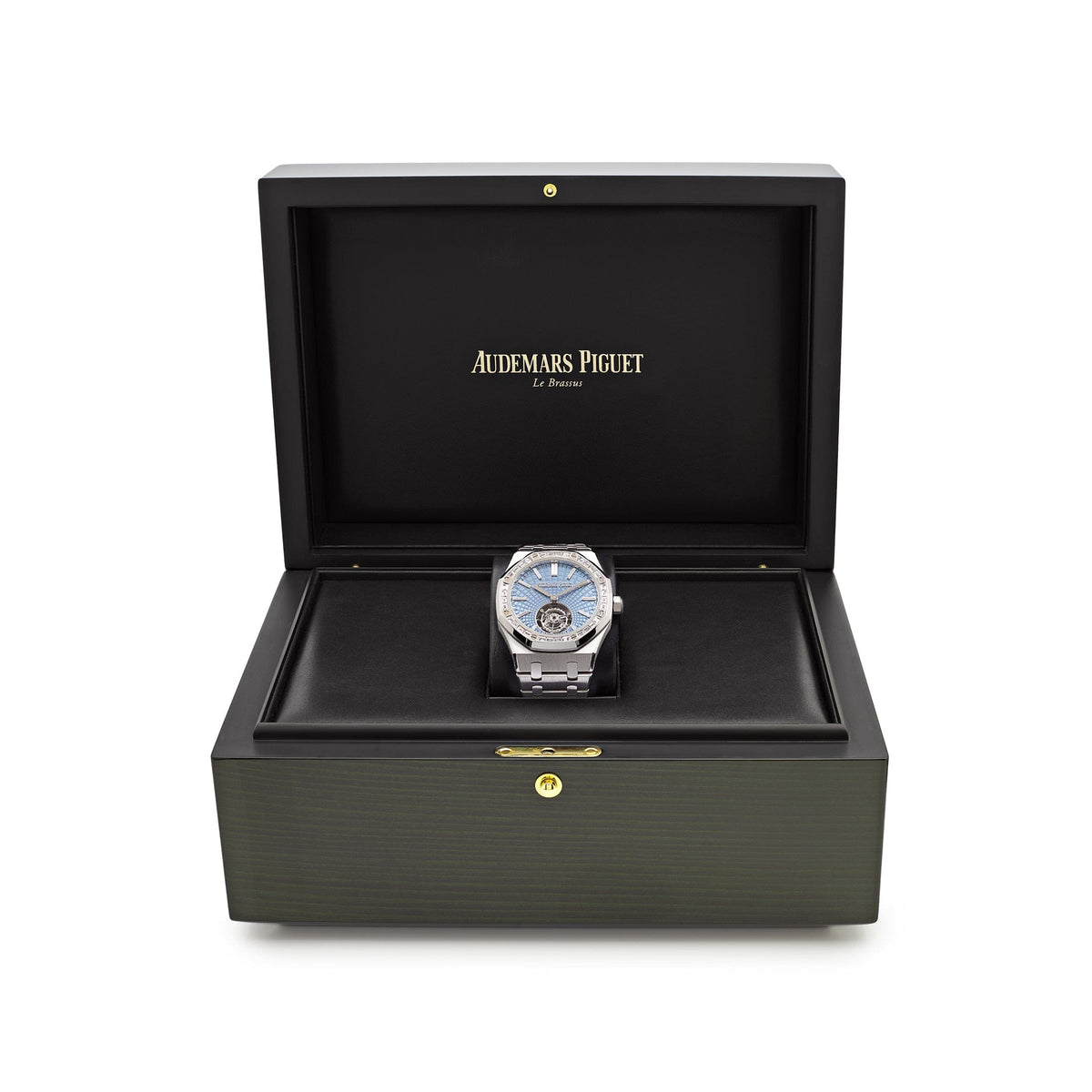 Audemars Piguet Royal Oak 26535PT.ZZ.1220PT.01 Flying Tourbillon Platinum Light Blue Dial