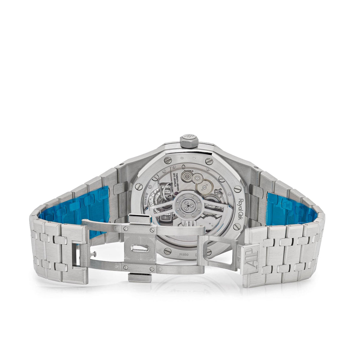 Audemars Piguet Royal Oak 26535PT.ZZ.1220PT.01 Flying Tourbillon Platinum Light Blue Dial