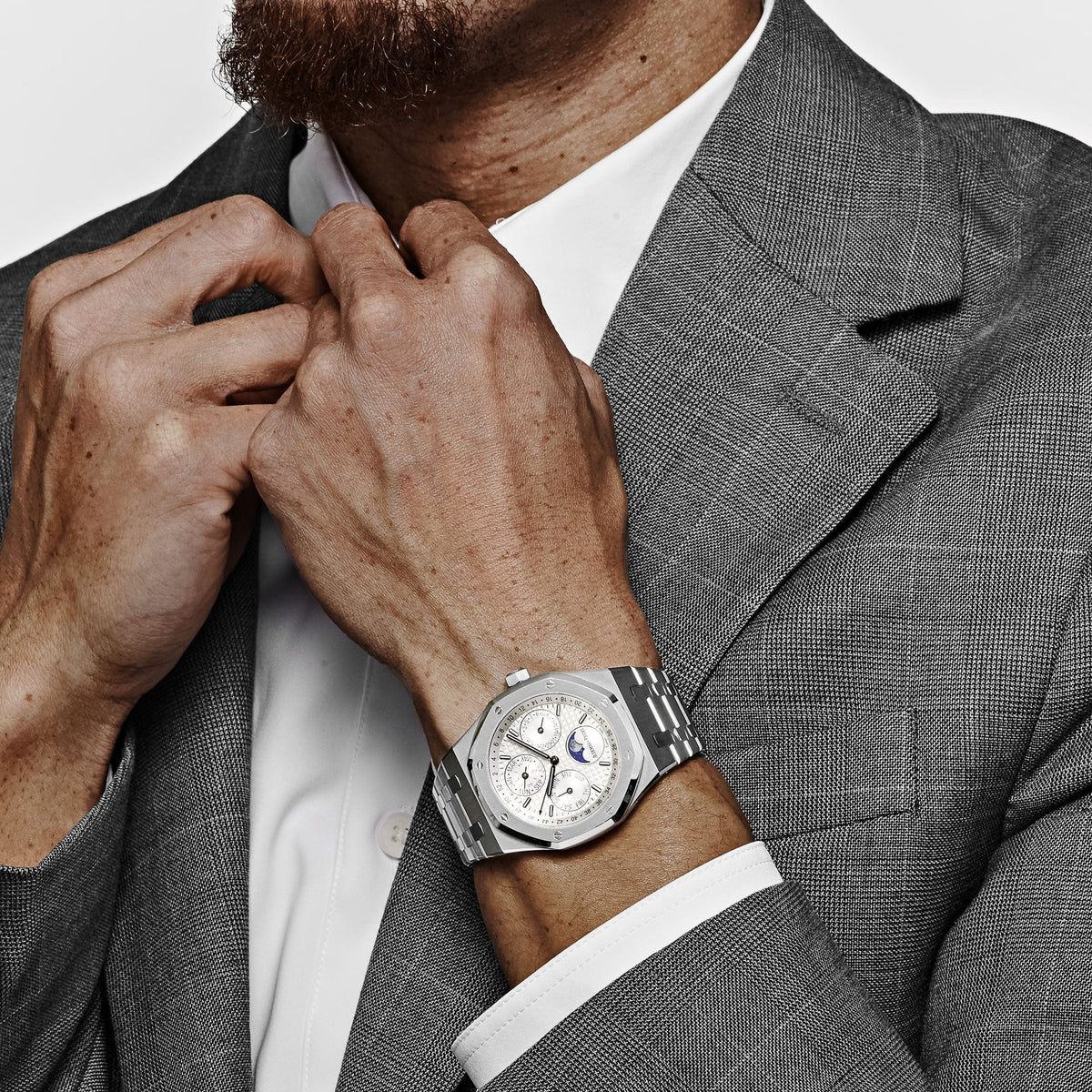 Audemars Piguet Royal Oak 26574ST.OO.1220ST.01 Perpetual Calendar Stainless Steel White Dial (2016)