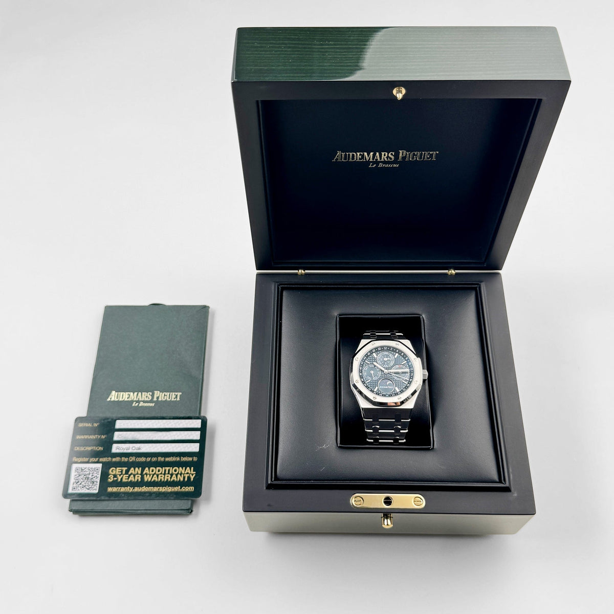 Audemars Piguet Royal Oak 26574ST.OO.1220ST.02 Perpetual Calendar Stainless Steel Dark Blue Dial
