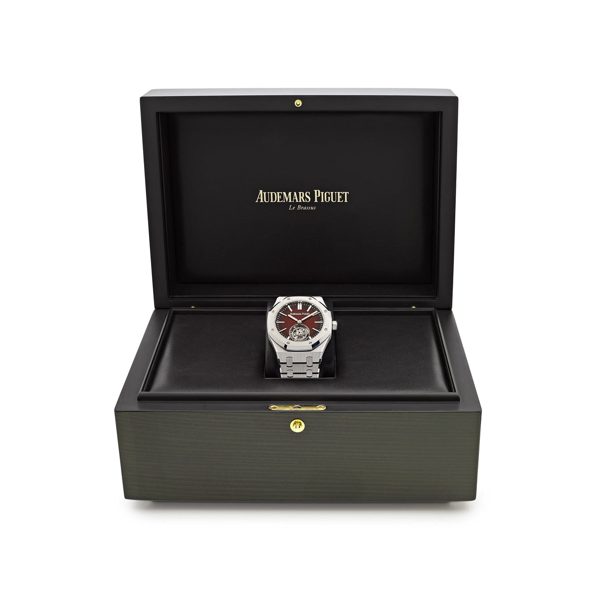 Audemars Piguet Royal Oak 26730ST.OO.1320ST.05 Selfwinding Flying Tourbillon Red Burgundy Stainless Steel
