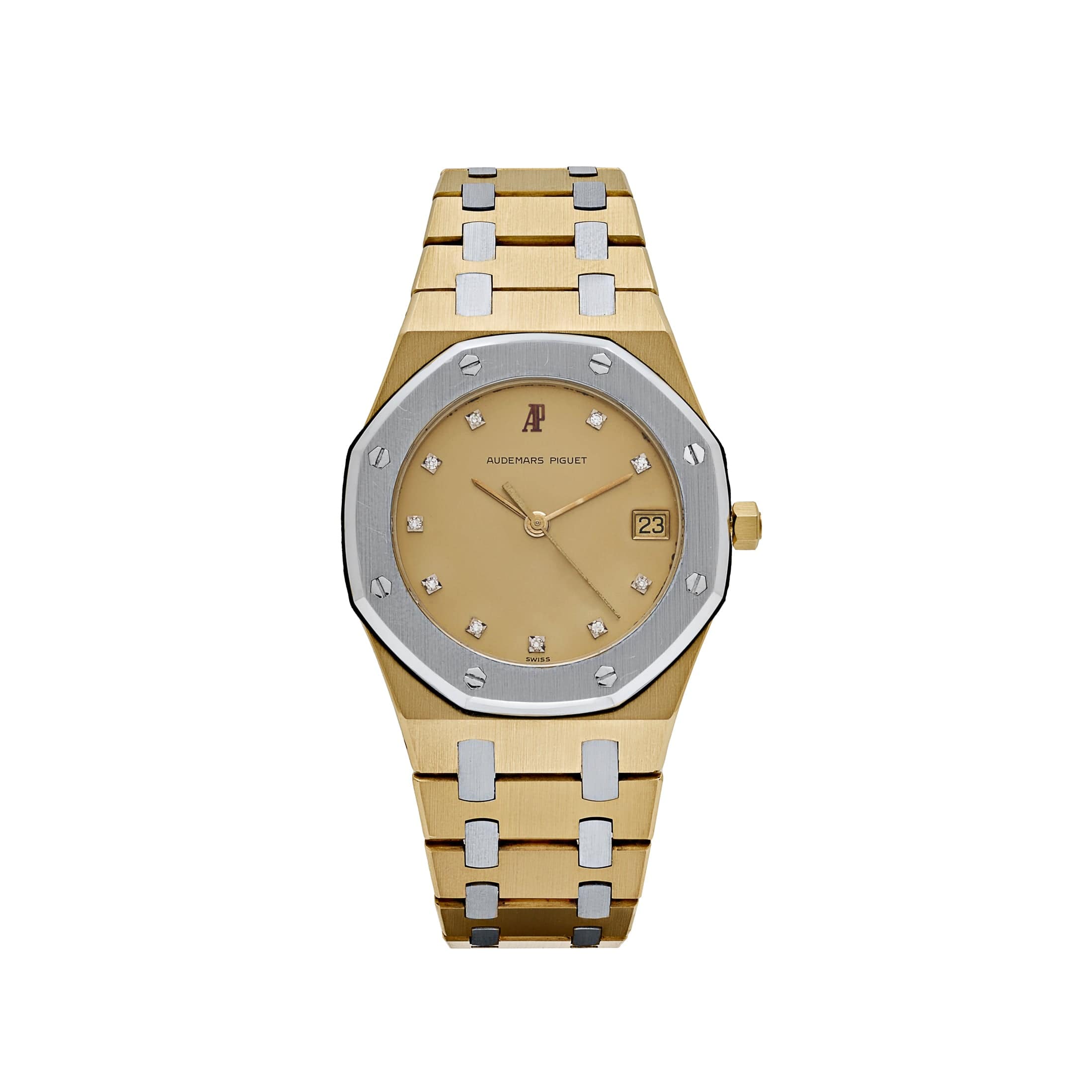 Audemars Piguet Royal Oak 56023AC Yellow Gold White Gold Diamond Dial Quartz (1985)