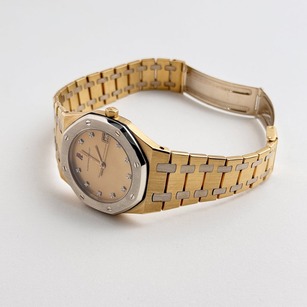 Audemars Piguet Royal Oak 56023AC Yellow Gold White Gold Diamond Dial Quartz (1985)