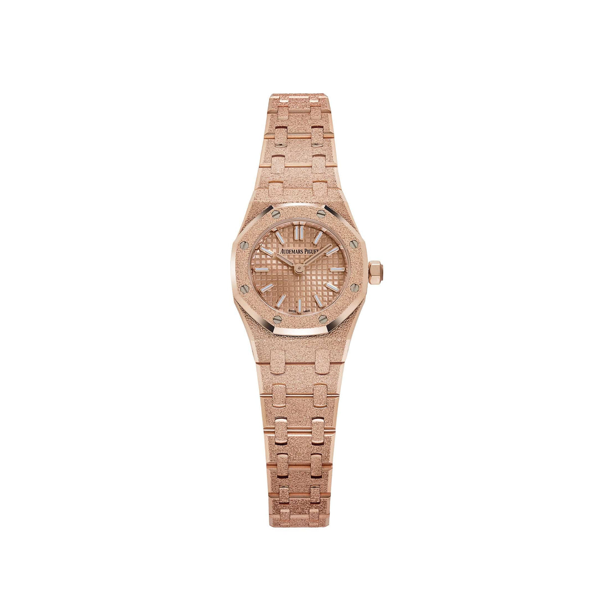 Audemars Piguet Royal Oak 67630OR.GG.1312OR.01 'Mini' Frosted Rose Gold Quartz (2025)