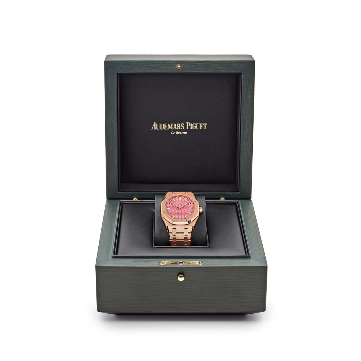Audemars Piguet Royal Oak 77450OR.OO.1361OR.01 'Ladies' Rose Gold Pink Dial (2025)