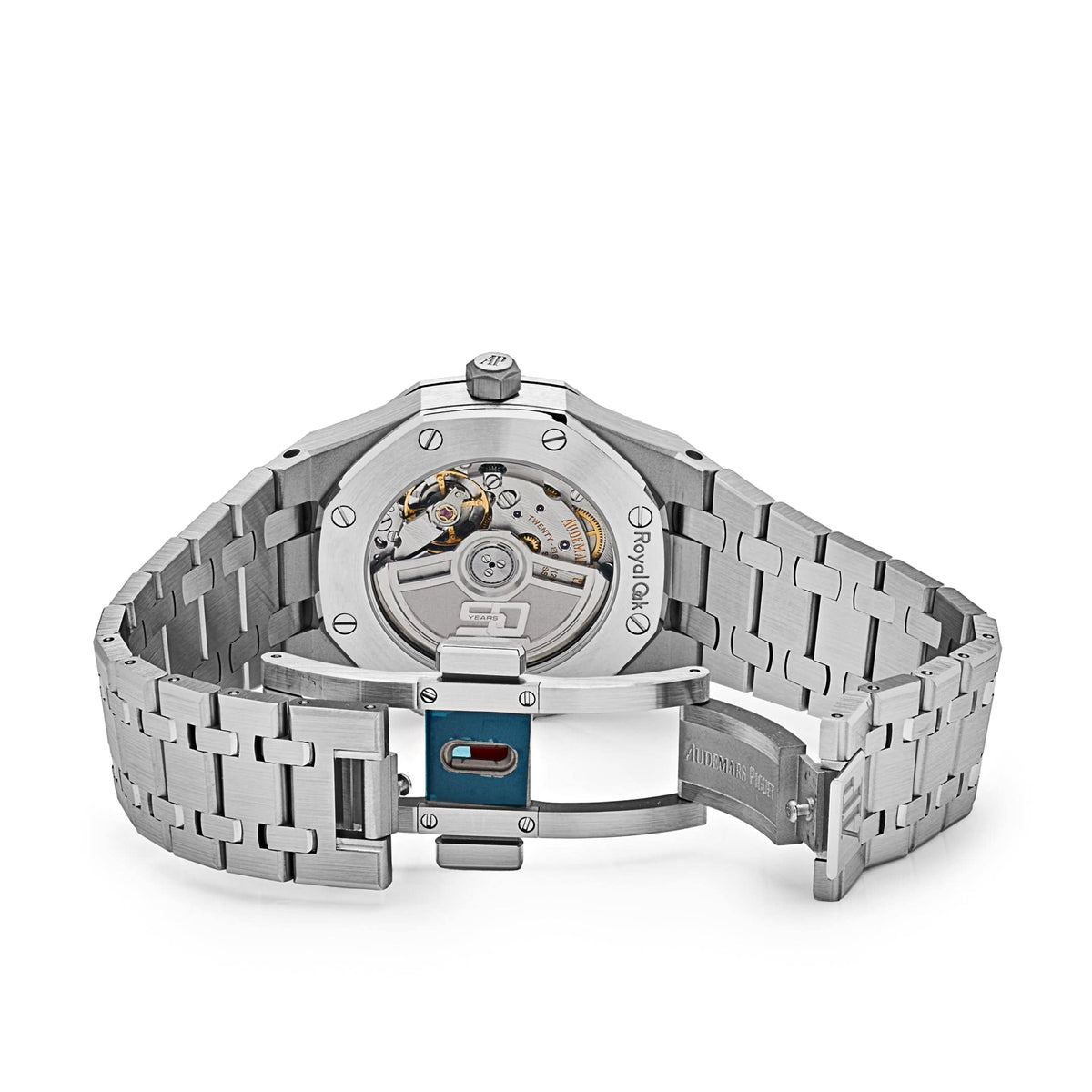 Audemars Piguet Royal Oak 77451ST.ZZ.1361ST.01 'Ladies' Selfwinding '50th Anniversary' Stainless Steel Light Blue Dial Diamond Bezel (2023)
