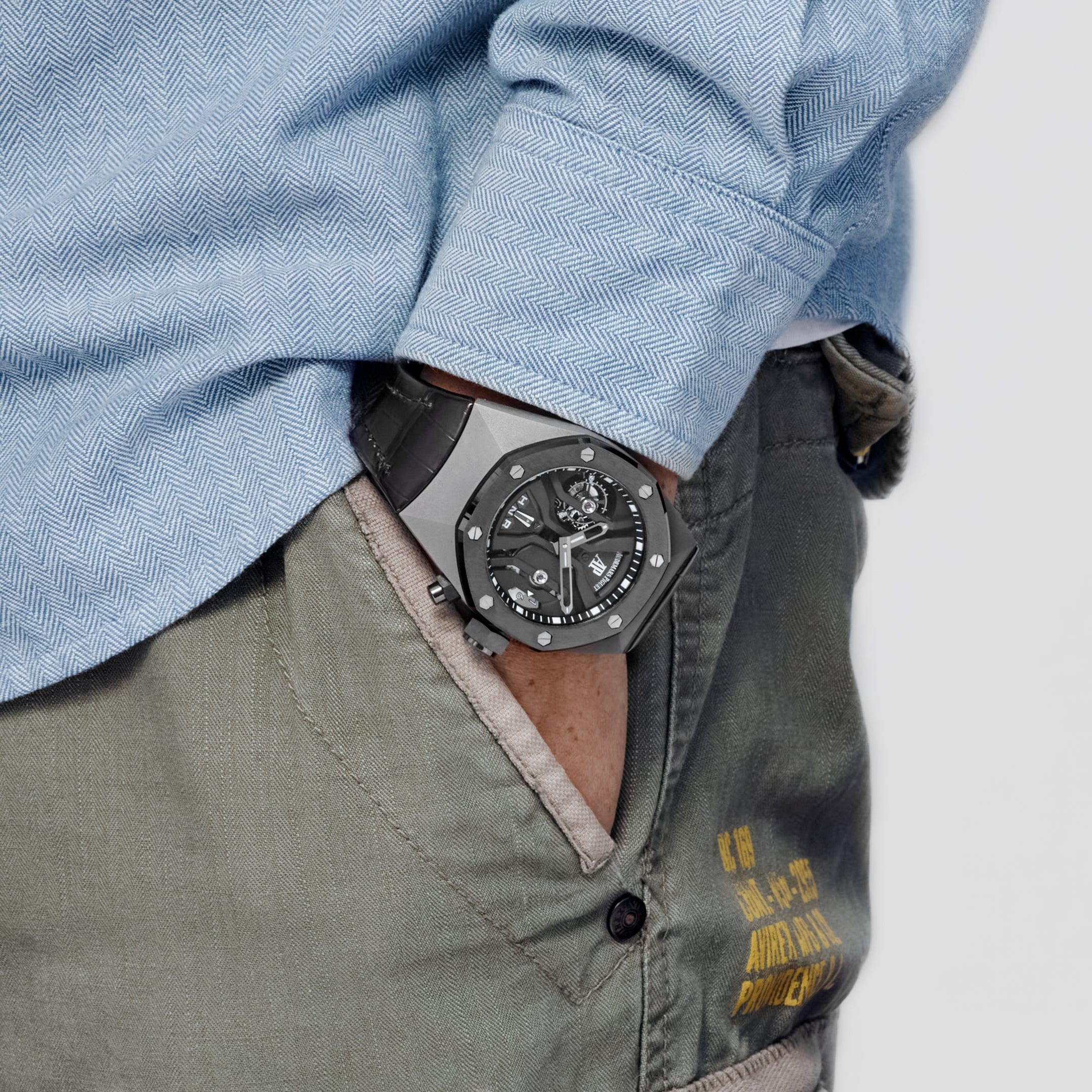 Audemars Piguet Royal Oak Concept 26560IO.OO.D002CA.01 Tourbillon GMT Titanium (2012)