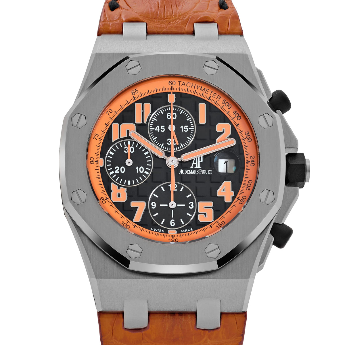 Audemars Piguet Royal Oak Offshore 26170ST.OO.D101CR.01 Chronograph 'Volcano' 'LeBron James July 8, 2010 Miami Heat' Stainless Steel Black Arabic Orange Dial (2010)