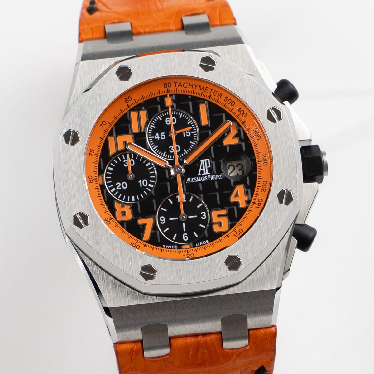 Audemars Piguet Royal Oak Offshore 26170ST.OO.D101CR.01 Chronograph 'Volcano' 'LeBron James July 8, 2010 Miami Heat' Stainless Steel Black Arabic Orange Dial (2010)