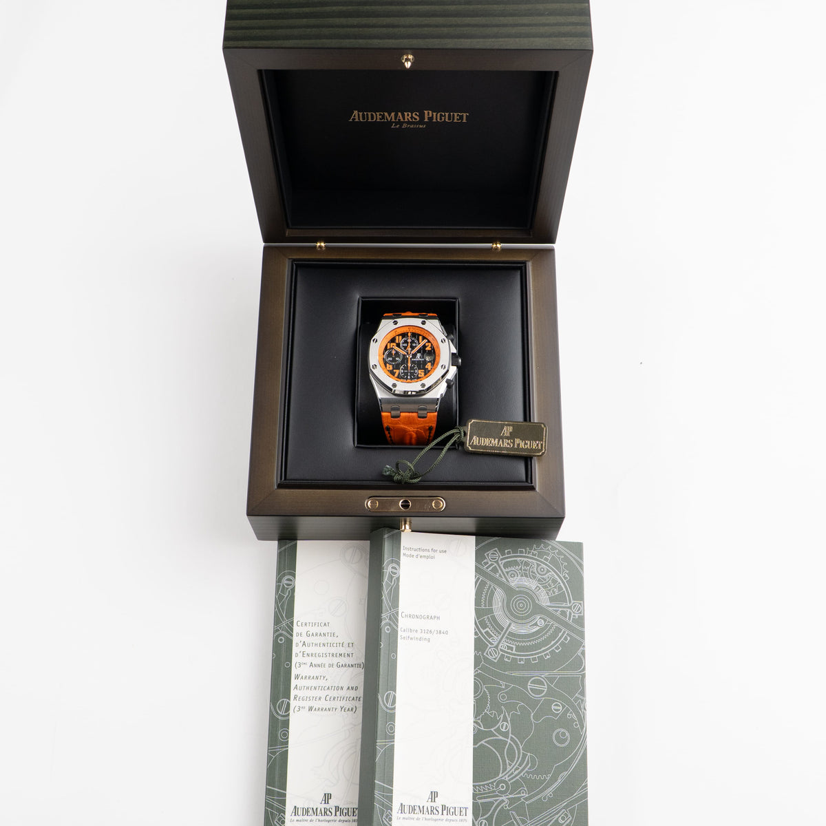 Audemars Piguet Royal Oak Offshore 26170ST.OO.D101CR.01 Chronograph 'Volcano' 'LeBron James July 8, 2010 Miami Heat' Stainless Steel Black Arabic Orange Dial (2010)