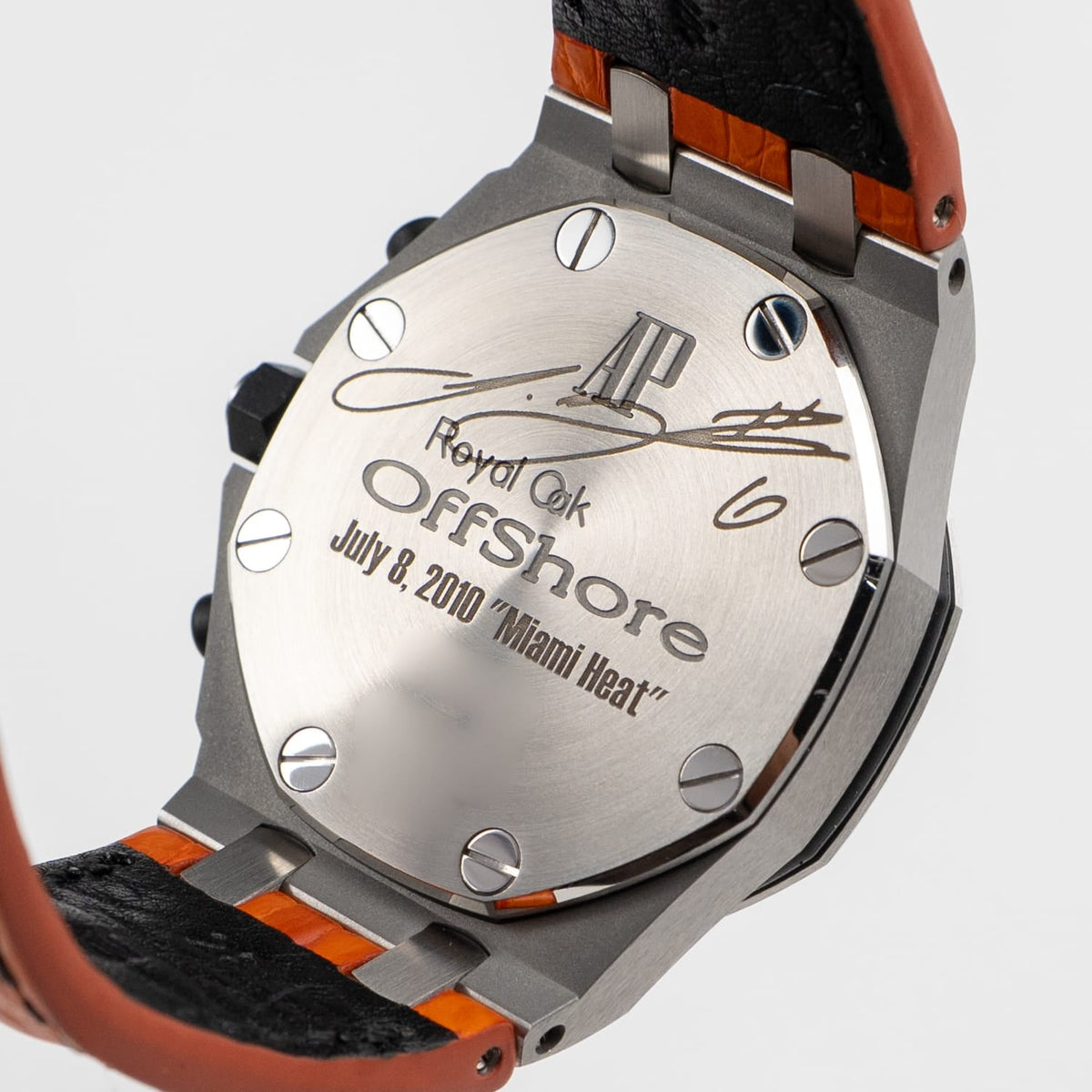 Audemars Piguet Royal Oak Offshore 26170ST.OO.D101CR.01 Chronograph 'Volcano' 'LeBron James July 8, 2010 Miami Heat' Stainless Steel Black Arabic Orange Dial (2010)