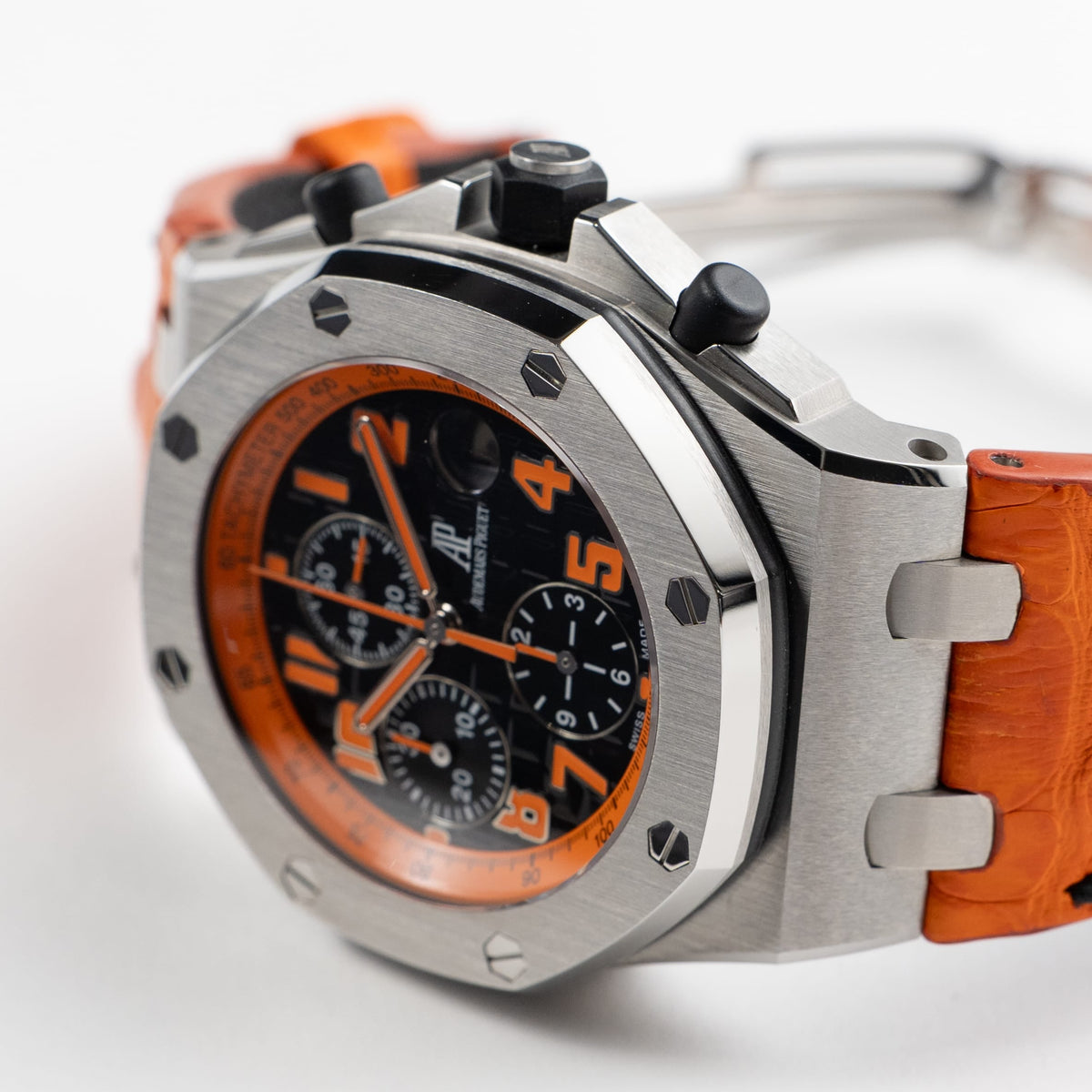 Audemars Piguet Royal Oak Offshore 26170ST.OO.D101CR.01 Chronograph 'Volcano' 'LeBron James July 8, 2010 Miami Heat' Stainless Steel Black Arabic Orange Dial (2010)