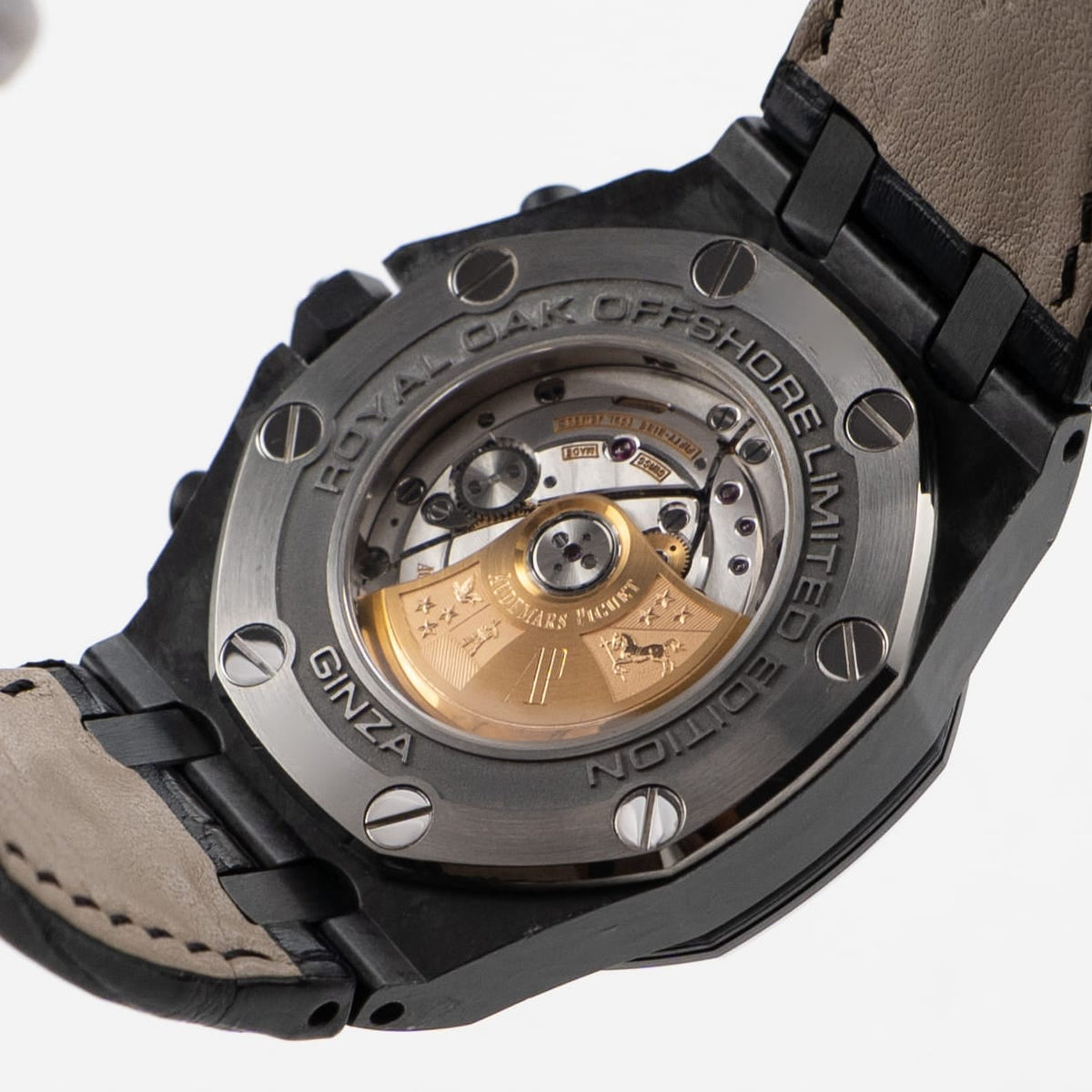 Audemars Piguet Royal Oak Offshore 26205AU.OOD002CR.01 'Ginza 7' Chronograph Carbon Black Dial Limited Edition of 200 (2012)