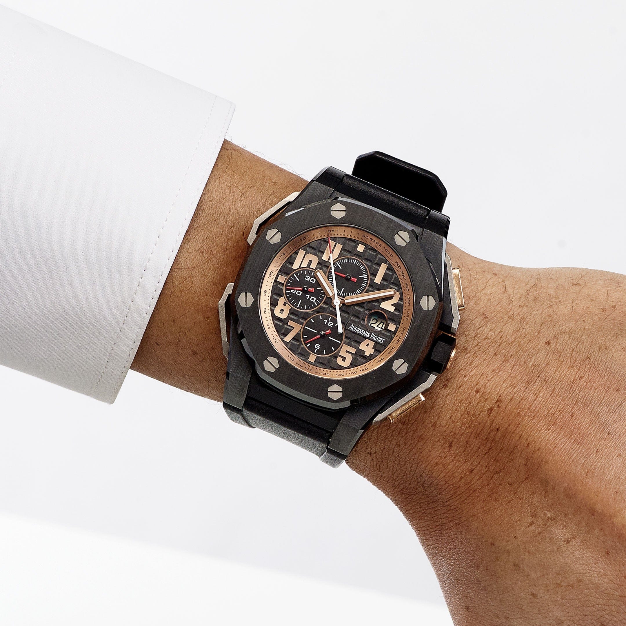 Audemars Piguet Royal Oak Offshore 26378IO.OO.A001KE.01 'Arnold Schwarzenegger The Legacy Chronograph' Black Ceramic Black Dial Limited Edition (2013)