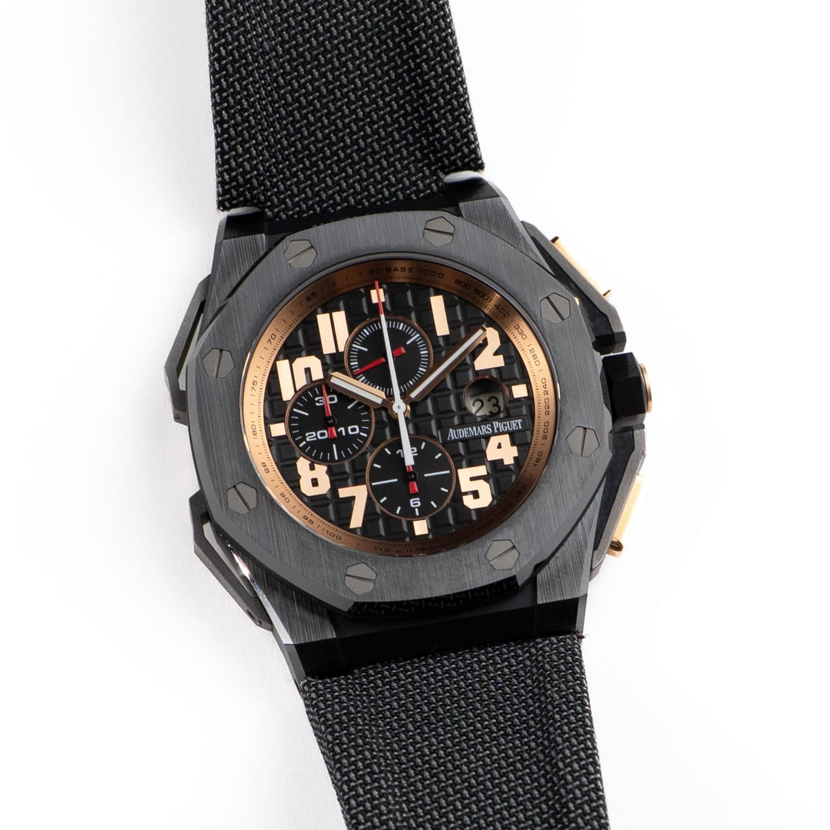 Audemars Piguet Royal Oak Offshore 26378IO.OO.A001KE.01 'Arnold Schwarzenegger The Legacy Chronograph' Black Ceramic Black Dial Limited Edition (2013)