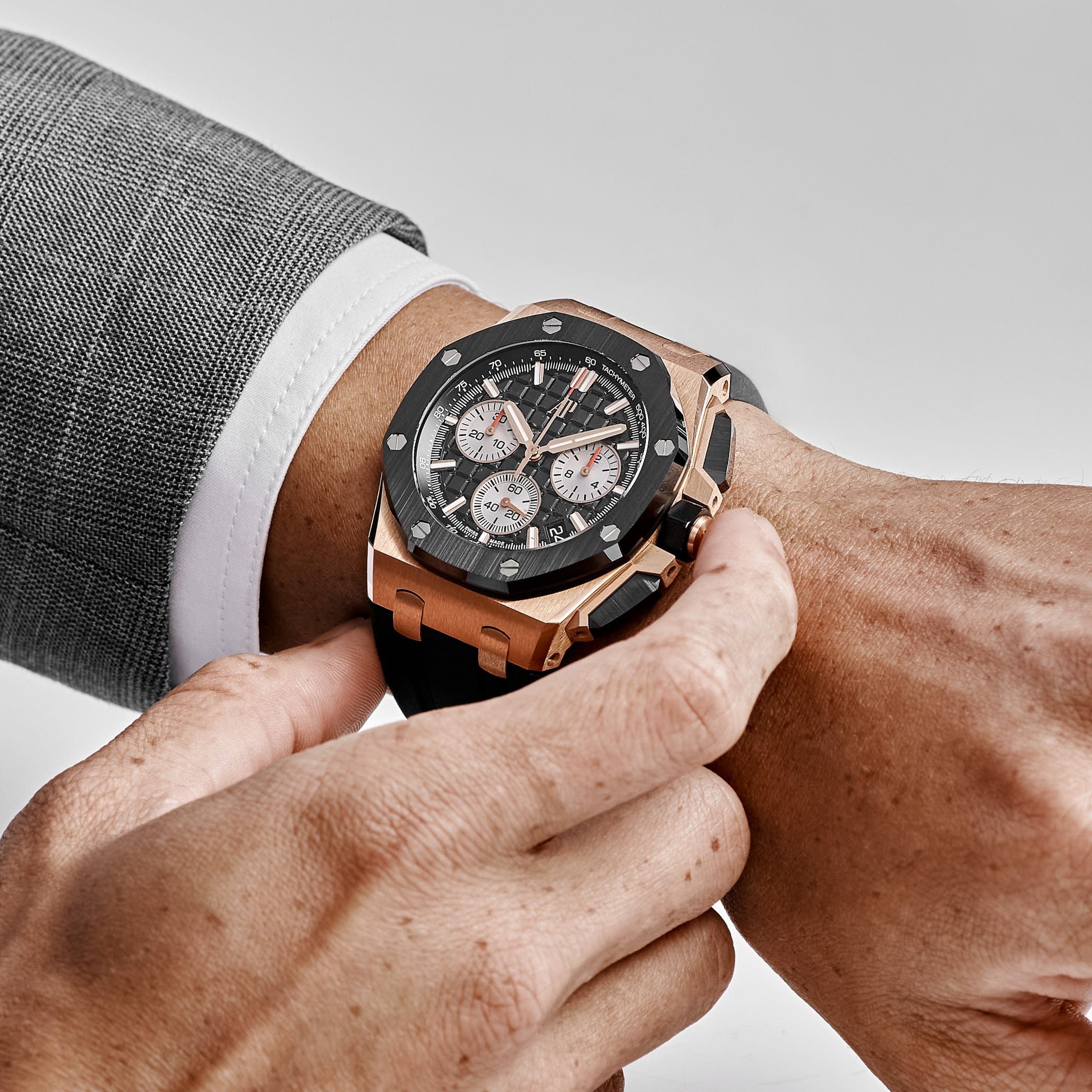 Audemars Piguet Royal Oak Offshore 26420RO.OO.A002CA.01 Chronograph Rose Gold Black Dial