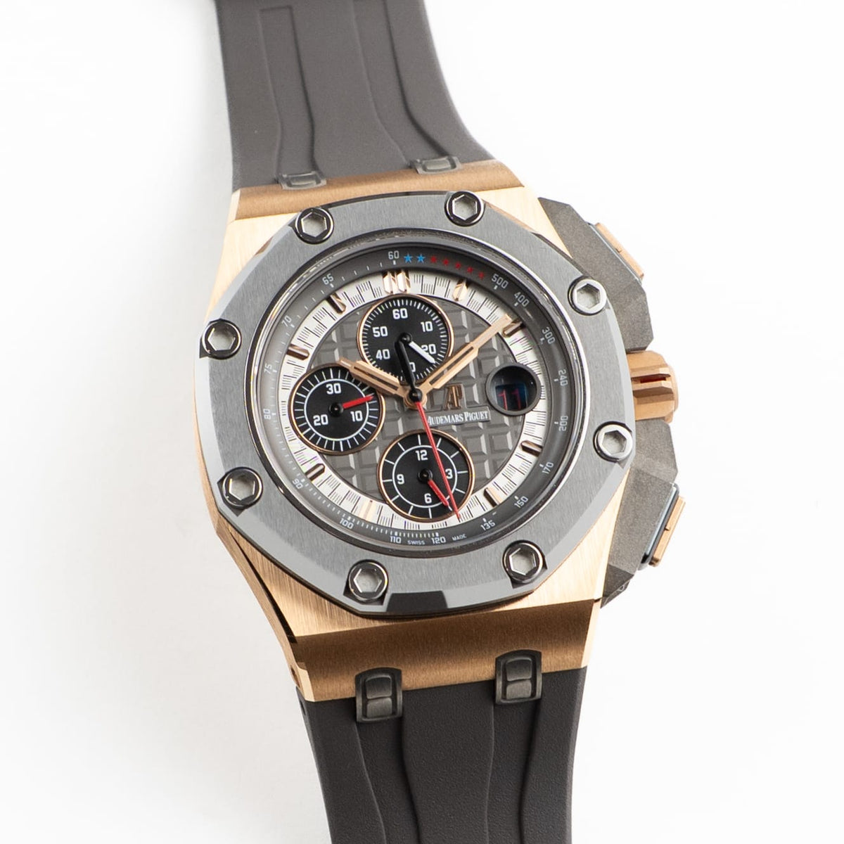 Audemars Piguet Royal Oak Offshore 26568OM.OO.A004CA.01 'Michael Schumacher' Chronograph Rose Gold Grey Dial Limited Edition of 500 (2013)