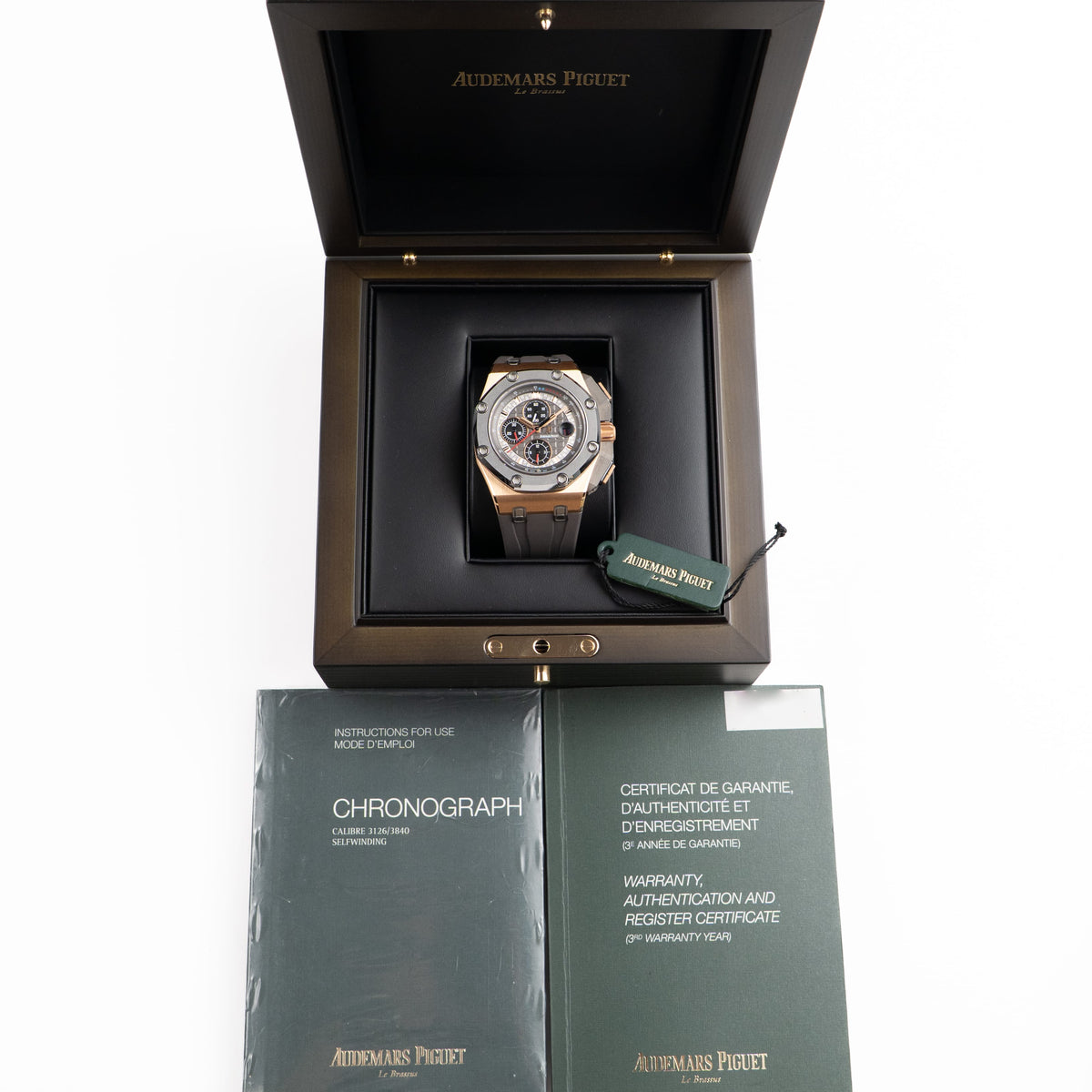 Audemars Piguet Royal Oak Offshore 26568OM.OO.A004CA.01 'Michael Schumacher' Chronograph Rose Gold Grey Dial Limited Edition of 500 (2013)