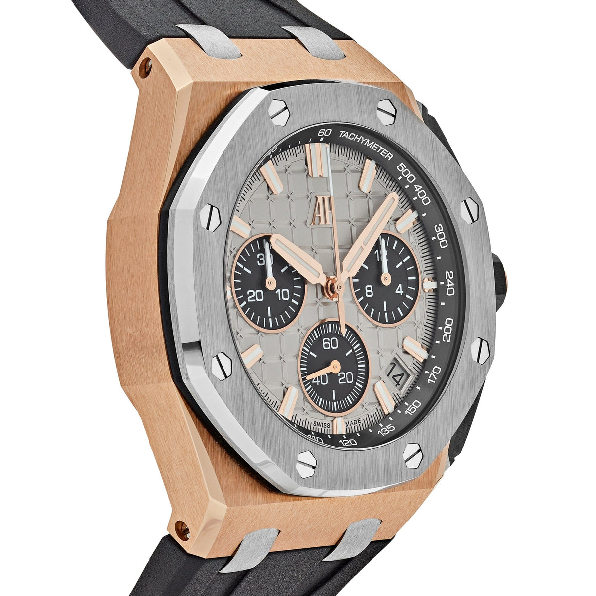 Audemars Piguet Royal Oak Offshore 26420OI.OO.A015VE.01 Chronograph Rose Gold Grey Dial