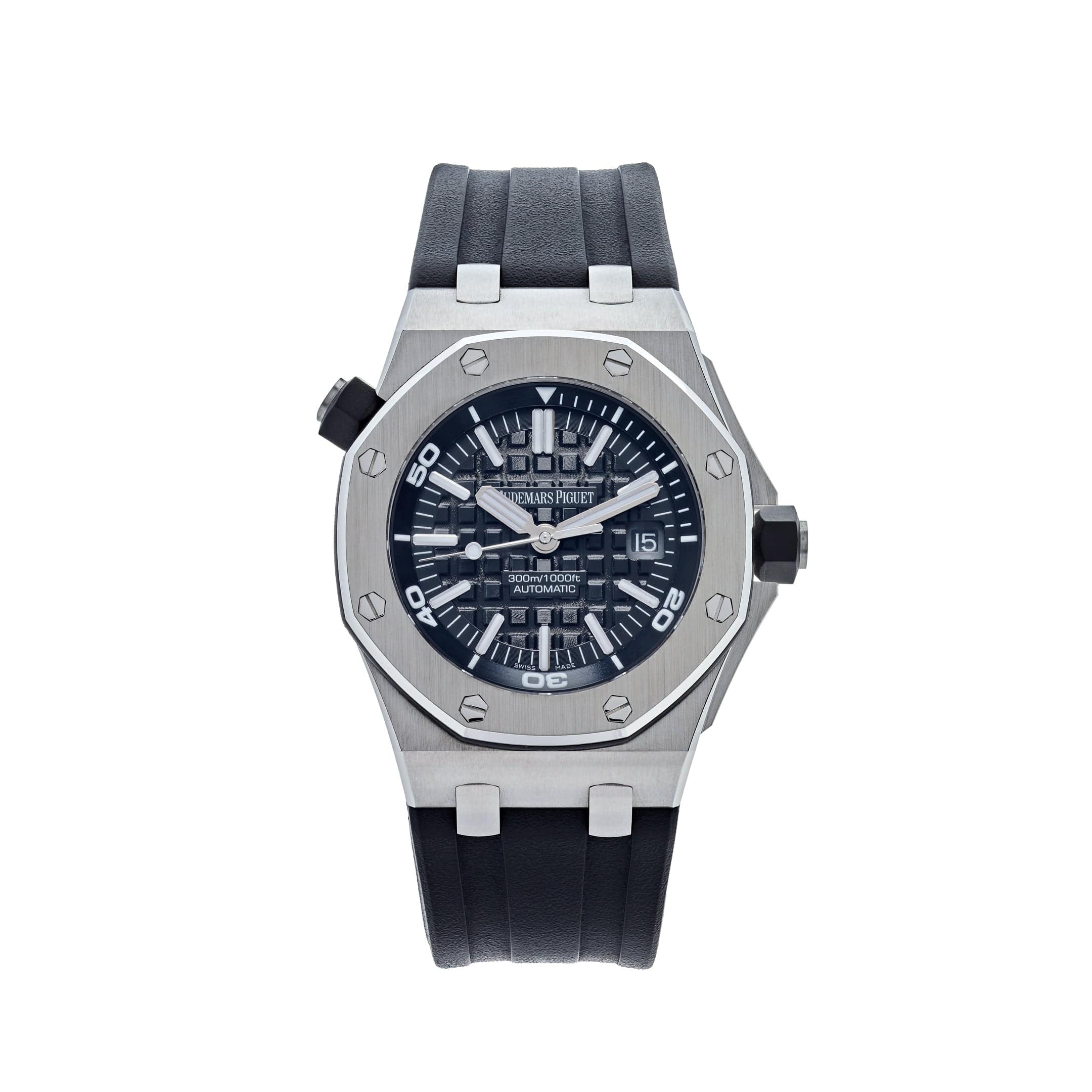 Audemars Piguet Royal Oak Offshore 15703ST.OO.A002CA.01 Diver Steel Black Dial