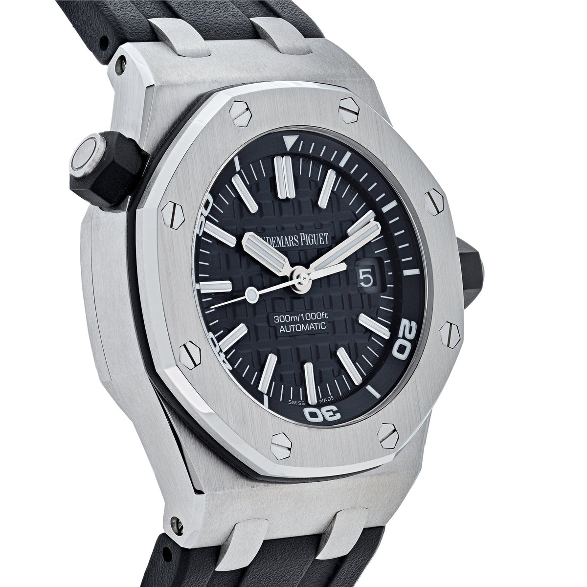 Audemars Piguet Royal Oak Offshore 15703ST.OO.A002CA.01 Diver Steel Black Dial