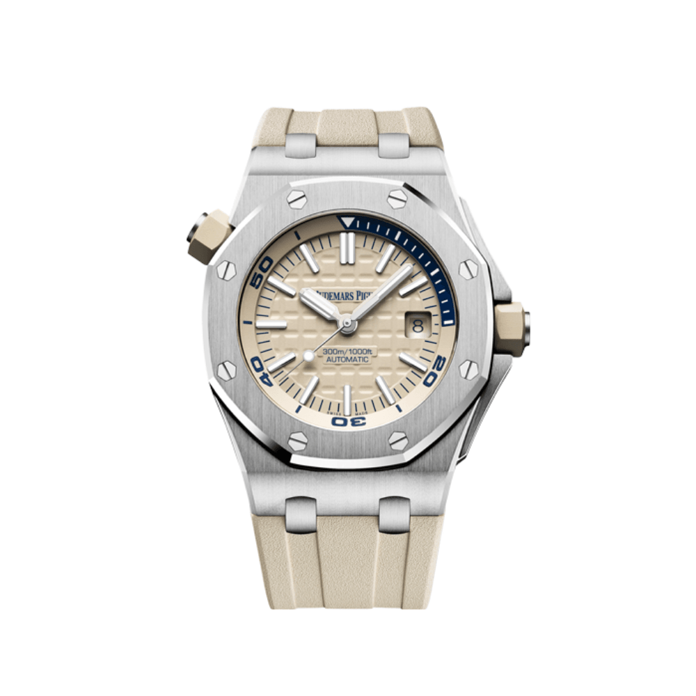 Audemars Piguet Royal Oak Offshore 15710ST.OO.A085CA.01 Diver Stainless Steel Beige Dial