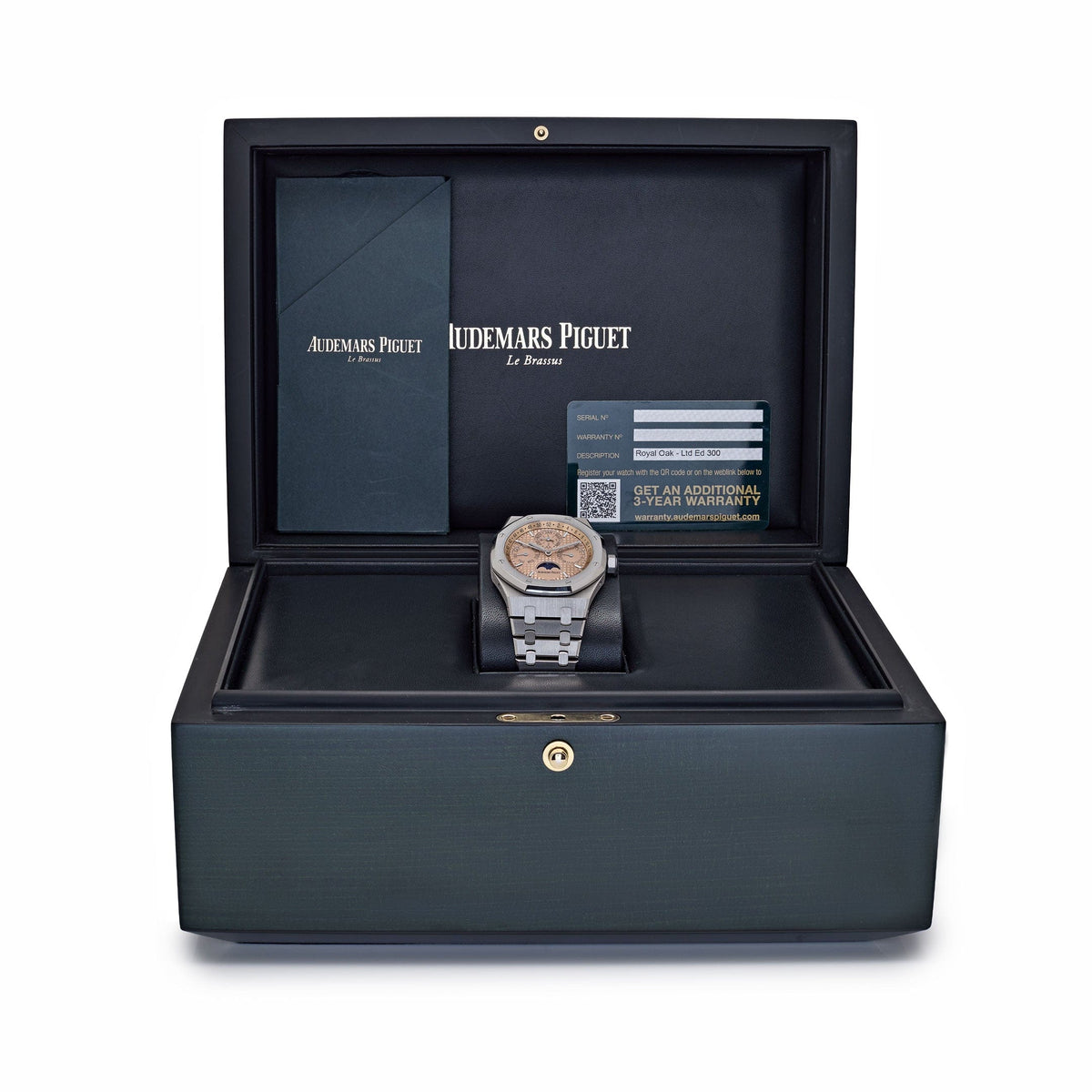 Audemars Piguet Royal Oak Perpetual Calendar 26615TI.OO.1220TI.01 Titanium Salmon Dial Limited Edition of 300