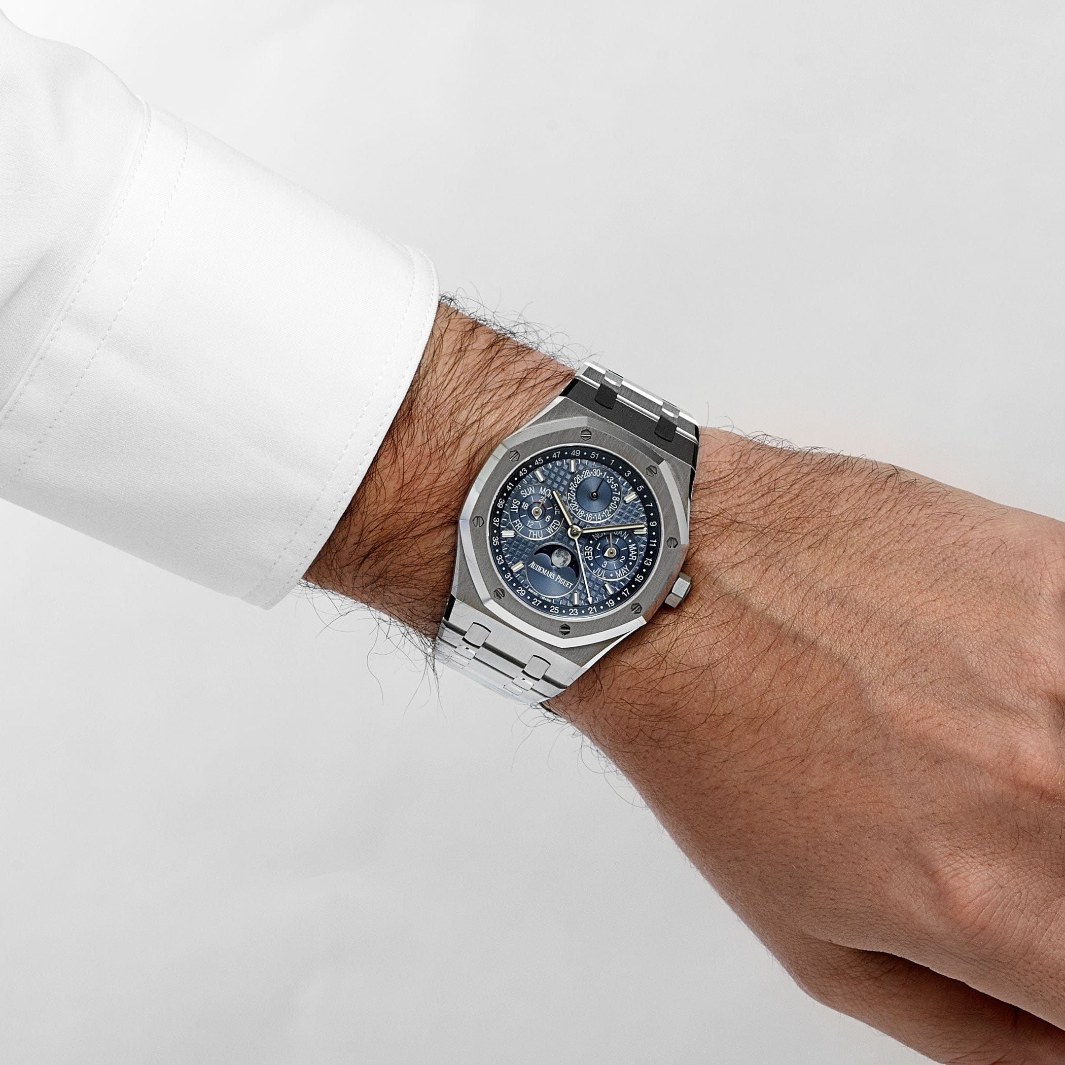 Audemars Piguet Royal Oak Perpetual Calendar 26674ST.OO.1320ST.01 Stainless Steel Blue Dial (2025)