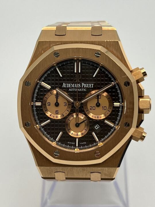 Audemars Piguet Royal Oak Selfwinding Chronograph 26331OR.OO.1220OR.02 Rose Gold Brown Dial