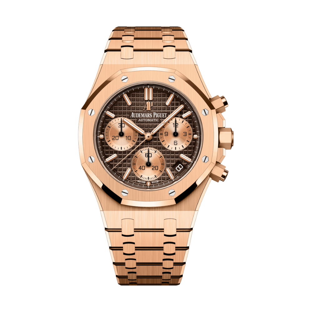 Audemars Piguet Royal Oak Selfwinding Chronograph 41mm Rose Gold Brown Dial 26239OR.OO.1220OR.02