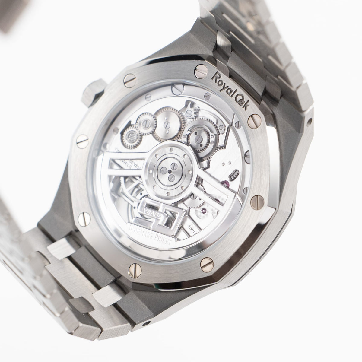 Audemars Piguet Royal Oak Selfwinding Flying Tourbillon 26730TI.OO.1320TI.01 '50th Anniversary' Titanium Blue Dial (2021)