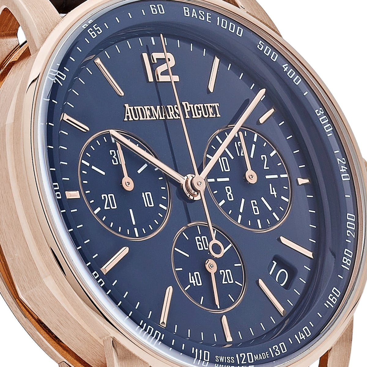 Audemars Piguet Code 11.59 26393OR.OO.A321CR.01 Rose Gold Lacquered Blue Dial