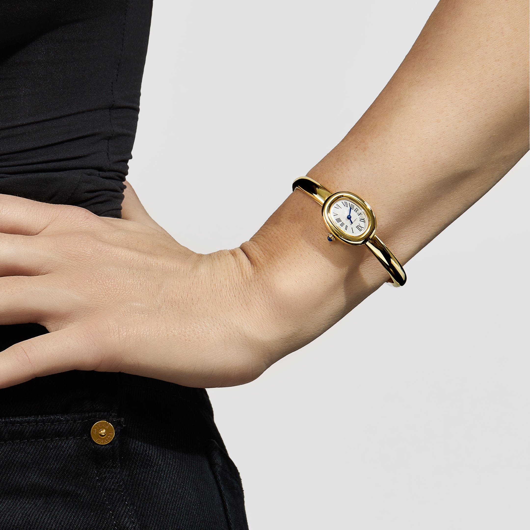 Cartier Baignoire Mini WGBA0045 'Ladies' Yellow Gold Quartz
