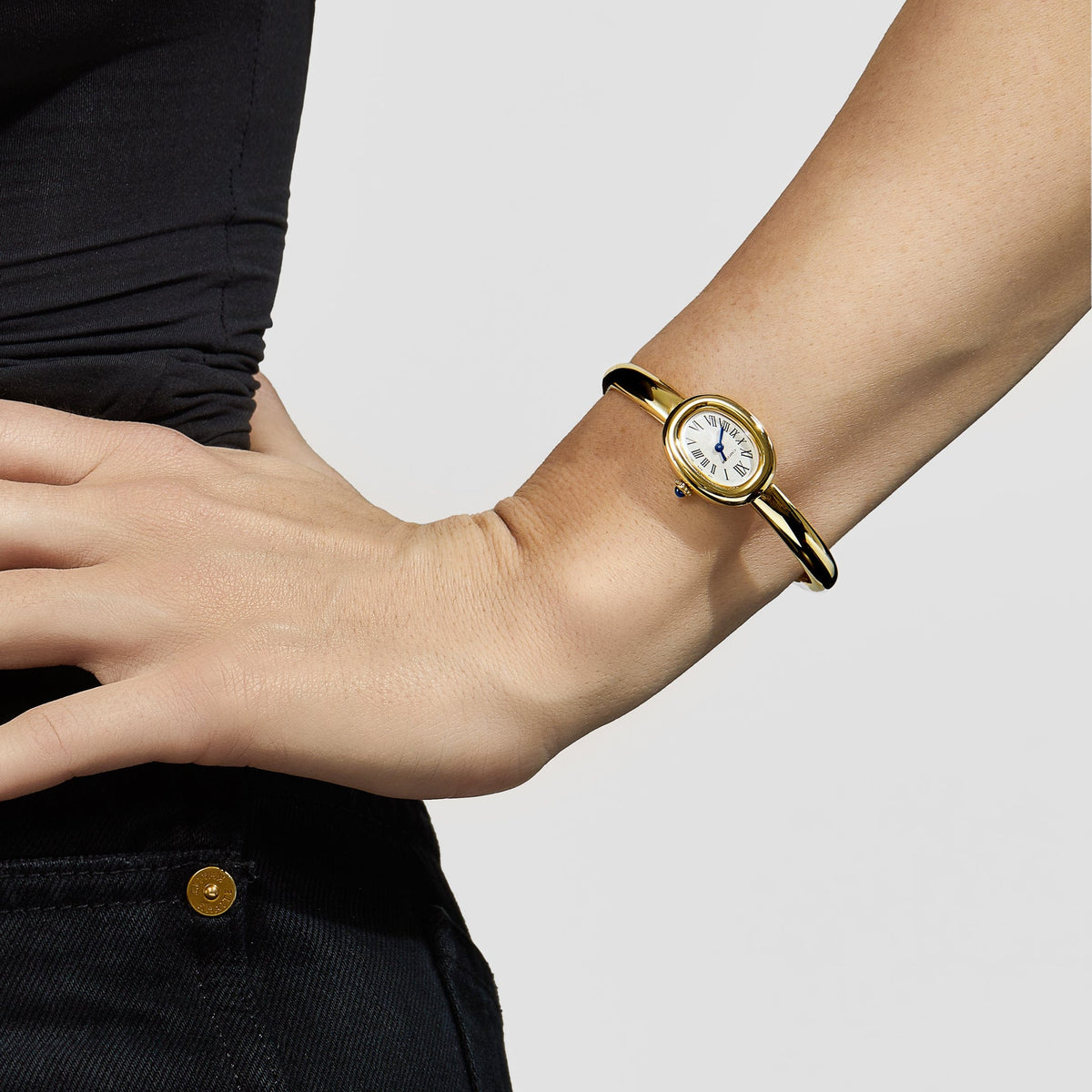 Cartier Baignoire Mini WGBA0045 'Ladies' Yellow Gold Quartz