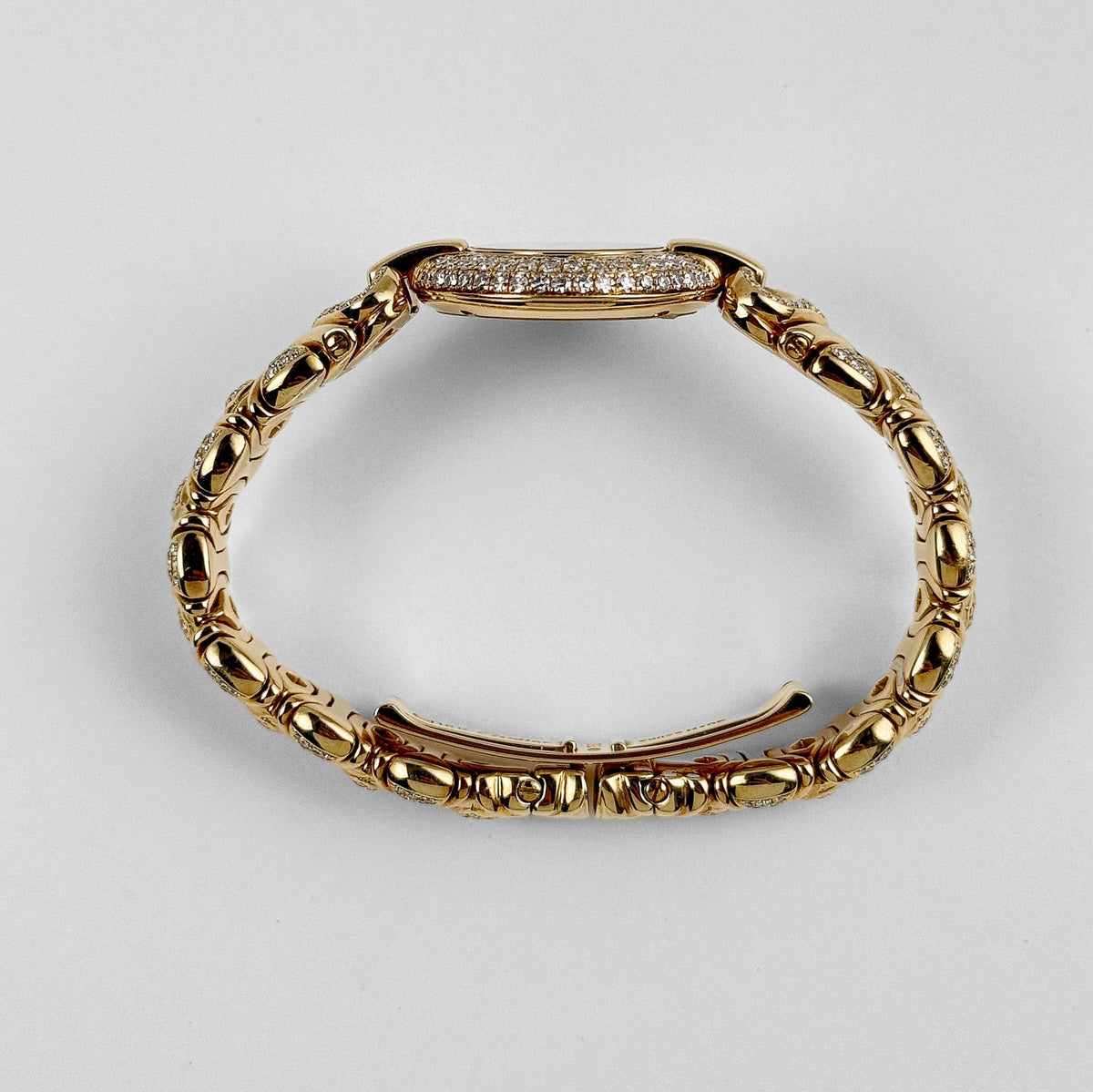 Cartier Colisée 'Ladies' Yellow Gold White Dial Diamond Bezel Quartz