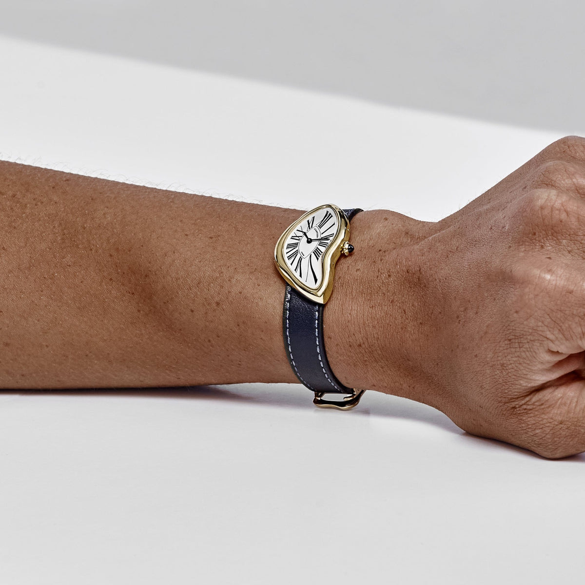 Cartier Crash Paris A108422 Yellow Gold White Dial Limited Edition