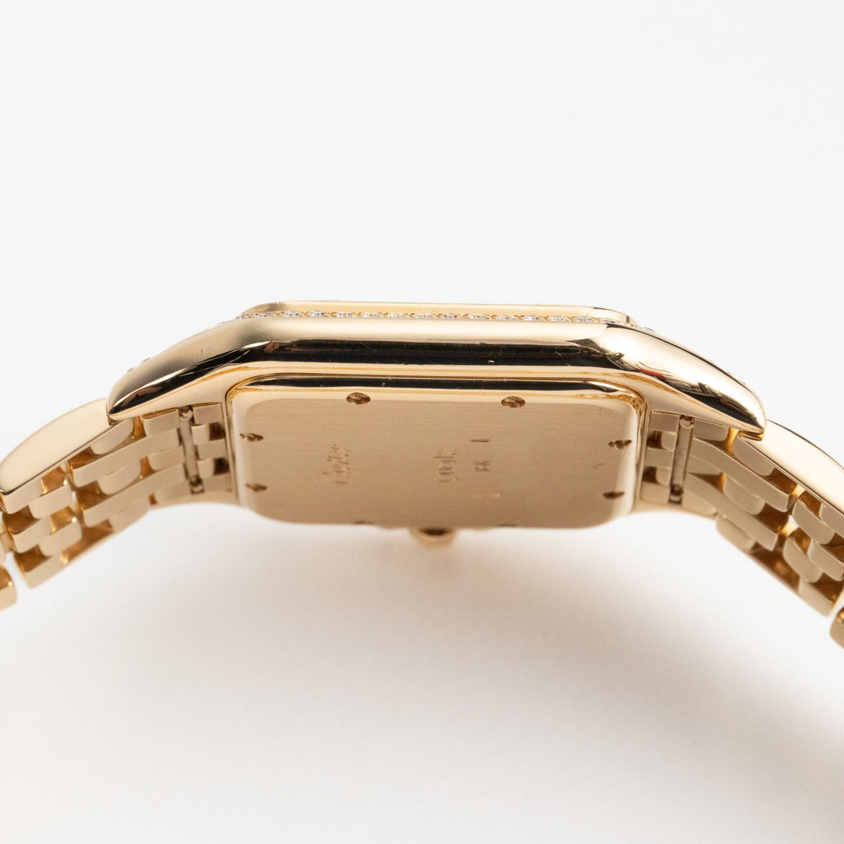 Cartier Panthère 88369 Yellow Gold Diamond-Set Dial Bezel Lugs Quartz