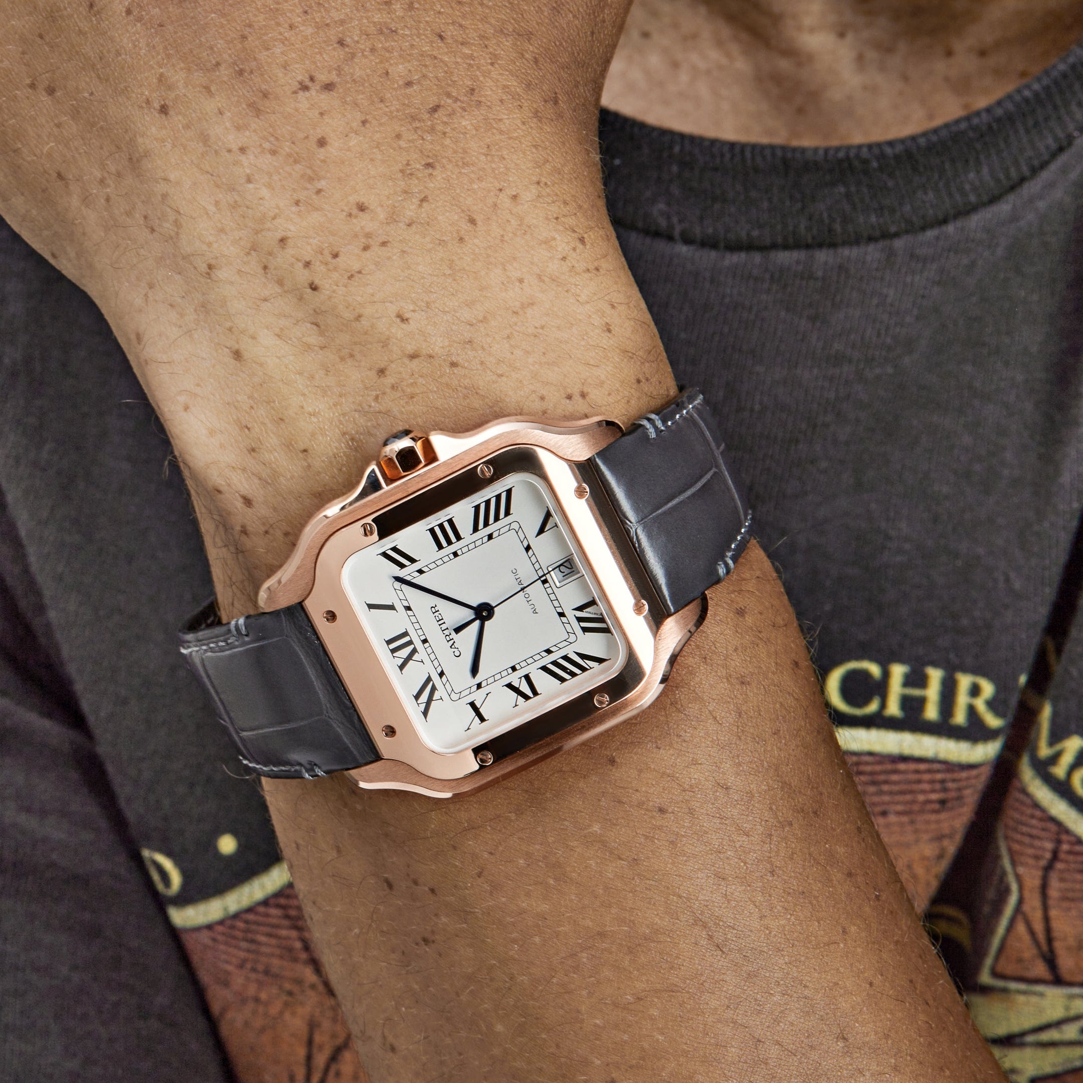 Cartier Santos De Cartier WGSA0018 Rose Gold
