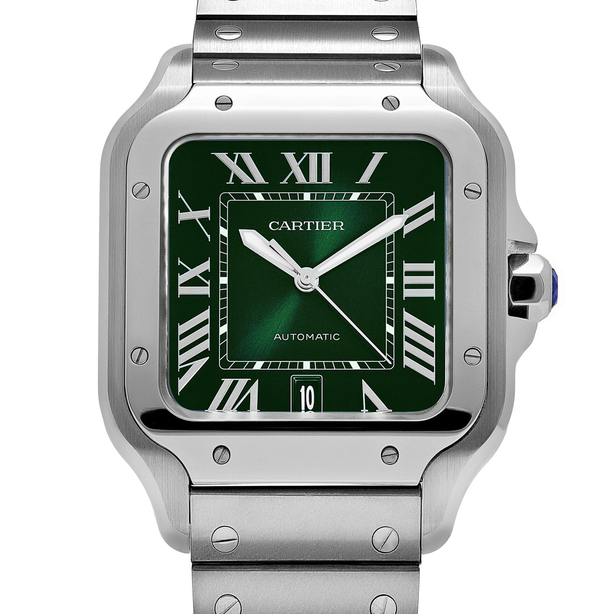 Cartier Santos Large WSSA0062 Stainless Steel Green Dial (2026)