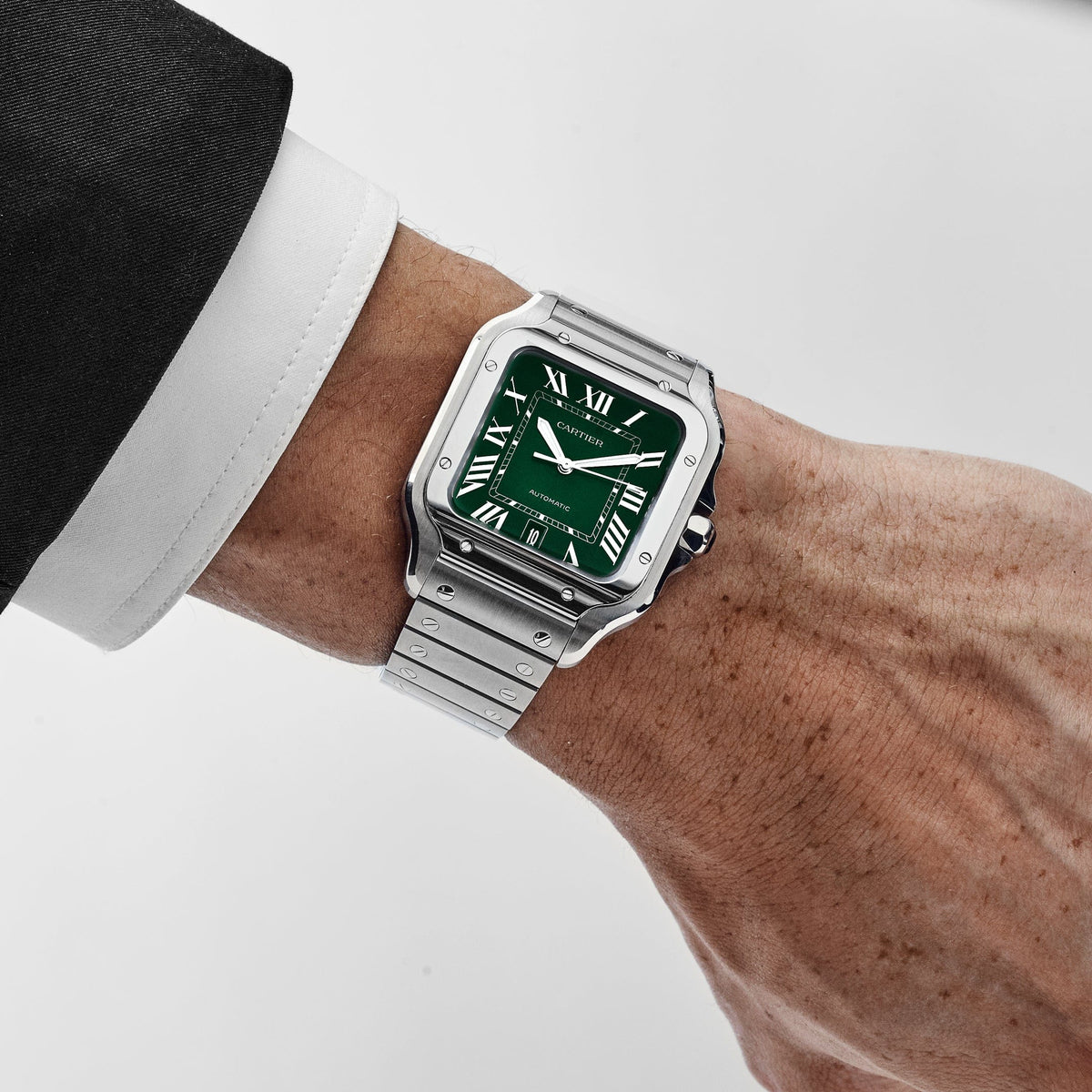 Cartier Santos Large WSSA0062 Stainless Steel Green Dial (2026)