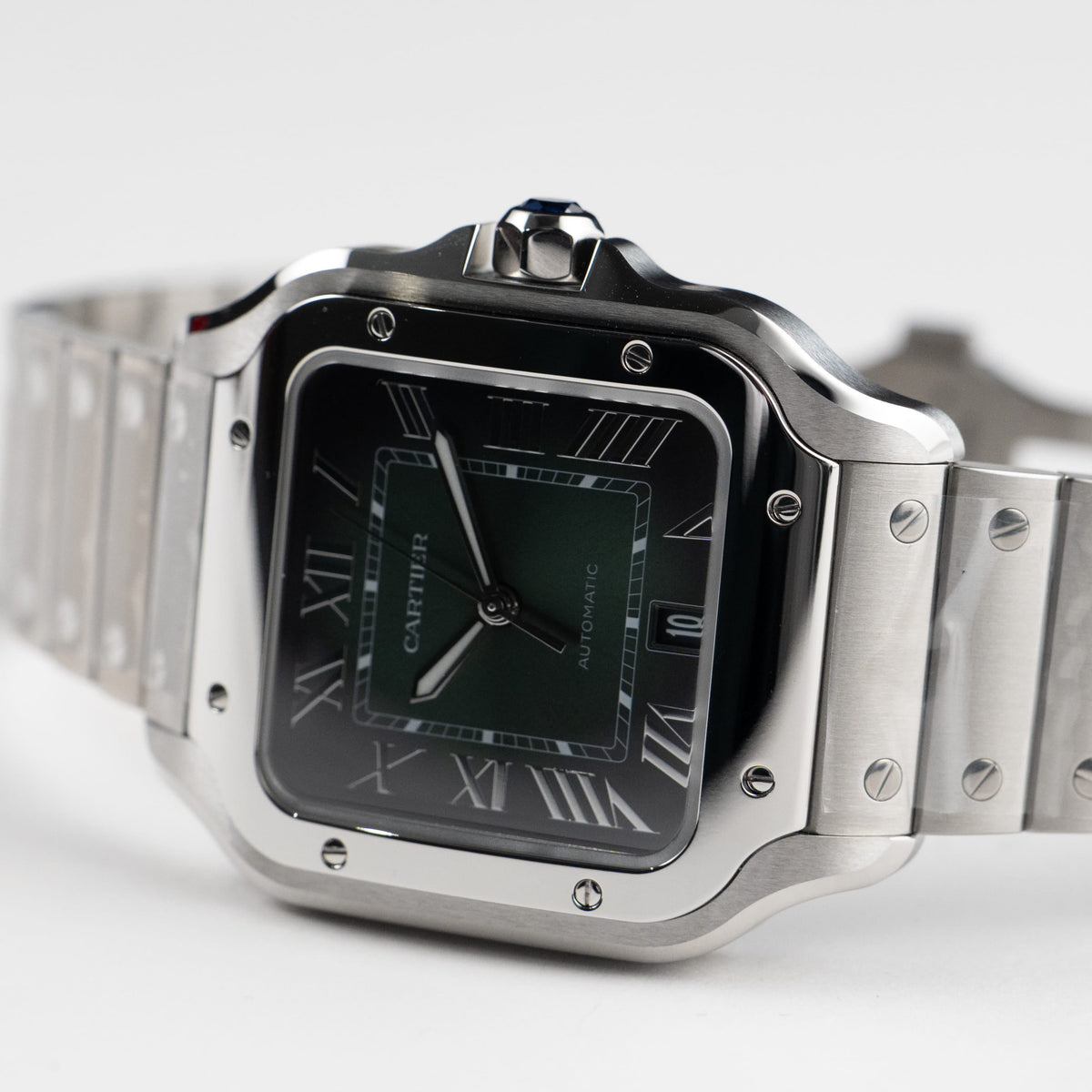 Cartier Santos Large WSSA0062 Stainless Steel Green Dial (2026)
