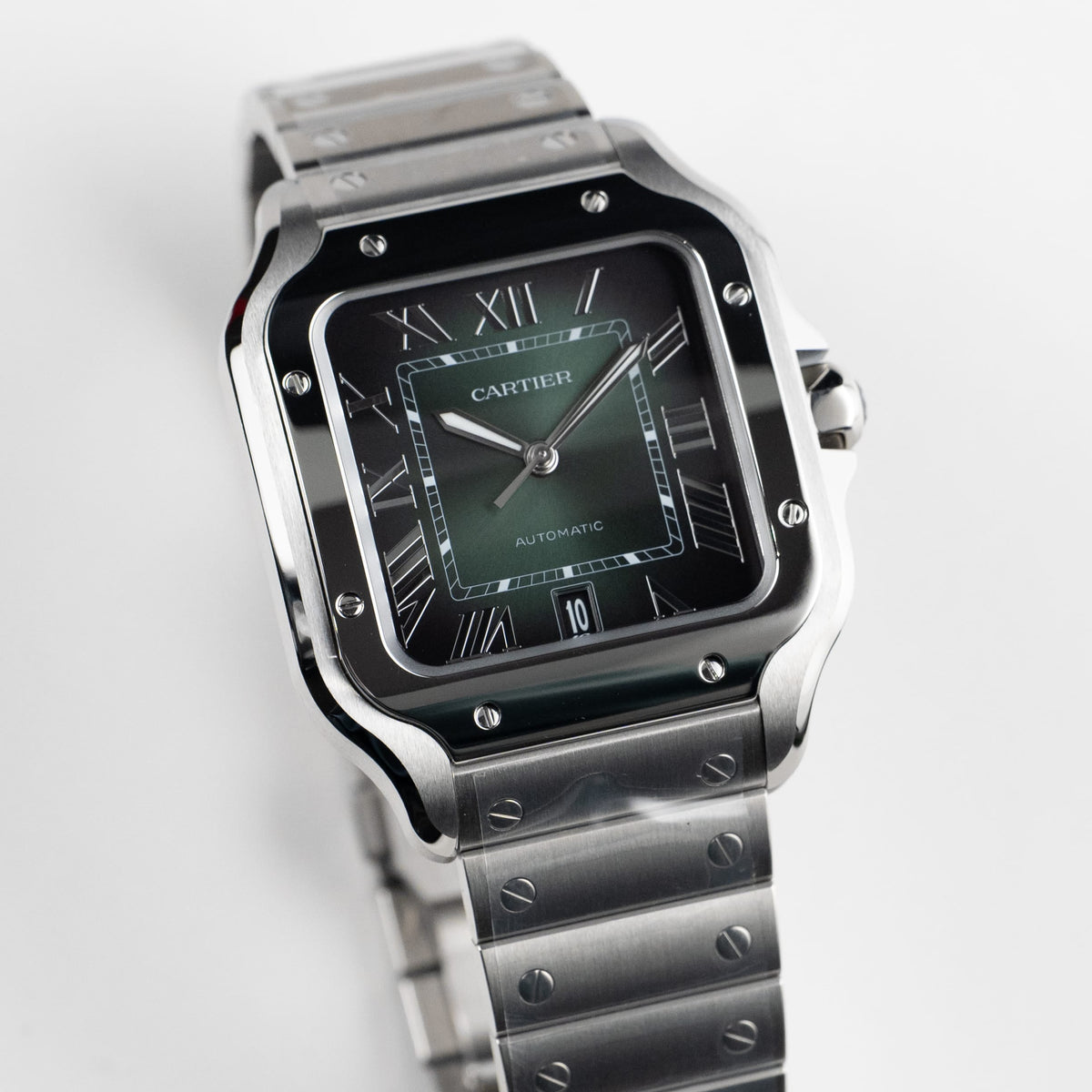 Cartier Santos Large WSSA0062 Stainless Steel Green Dial (2026)