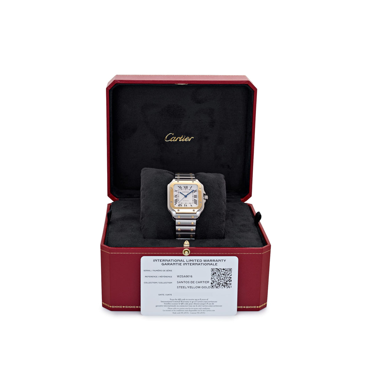 Cartier Santos Medium W2SA0016 Stainless Steel Yellow Gold White Dial Automatic (2026)